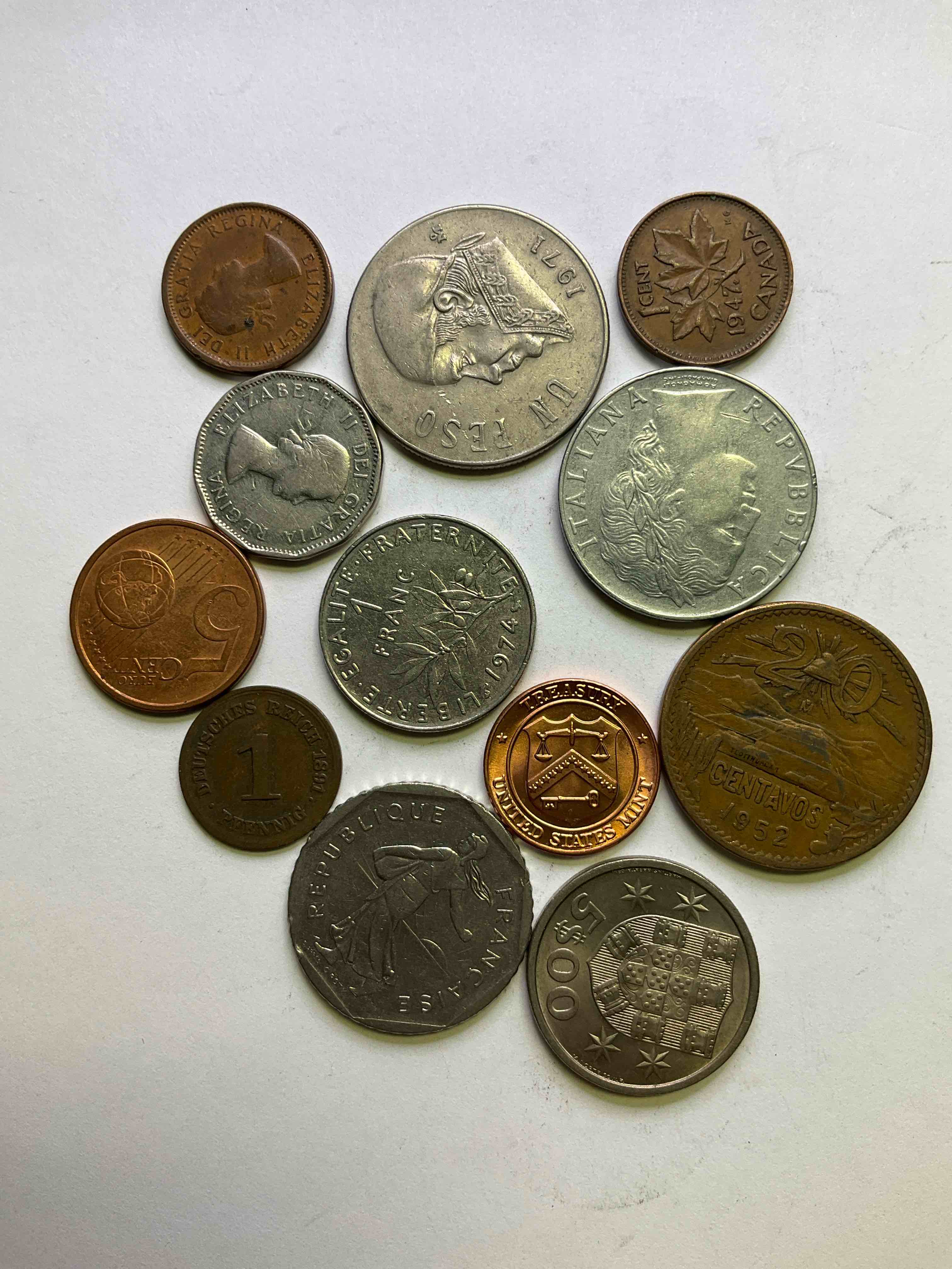 World Coins, Antique & Vintage! Each Lot Is Unique! Many Different Years, Countries, Sizes & Exotic Places. This Cool Collection Of Antique Coins From Around The World Is Loads Of Fun! Have Fun Identifying Each Coin & Country As A Great Educational Tool! A Great Investment Too!