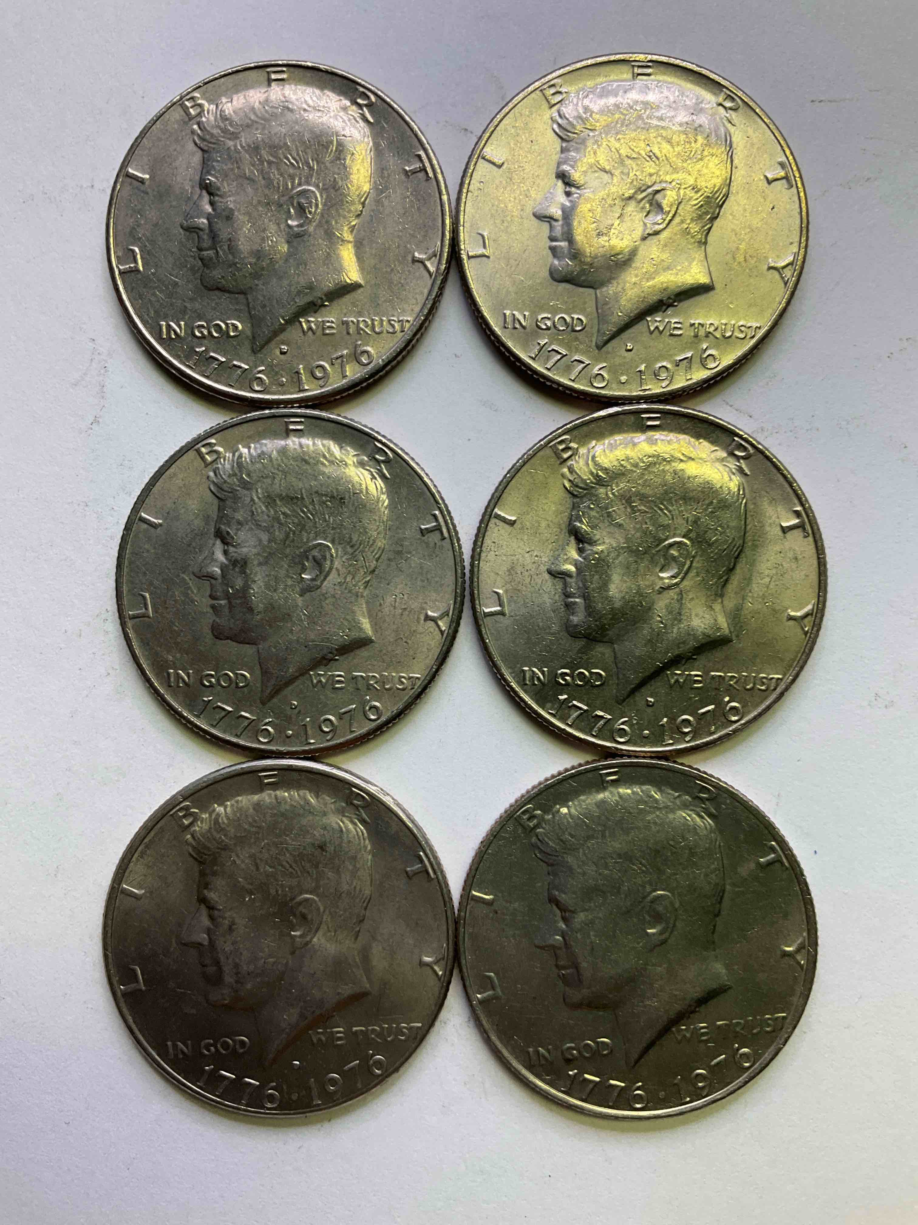 1976 Bicentennial Bliss! In 1976 The U.S. Mint Produced Coins Celebrating The 200 Year Anniversary Of America. Up For Auction Are Awesome Examples Of Kennedy Half Dollar Coins Produced For This... The Infamous Half Dollar & 200 Year Anniversary Edition! Highly Desirable For Collectors! Own Pieces Of History & Get Ready For America's 250 Year Anniversary Coming Soon!