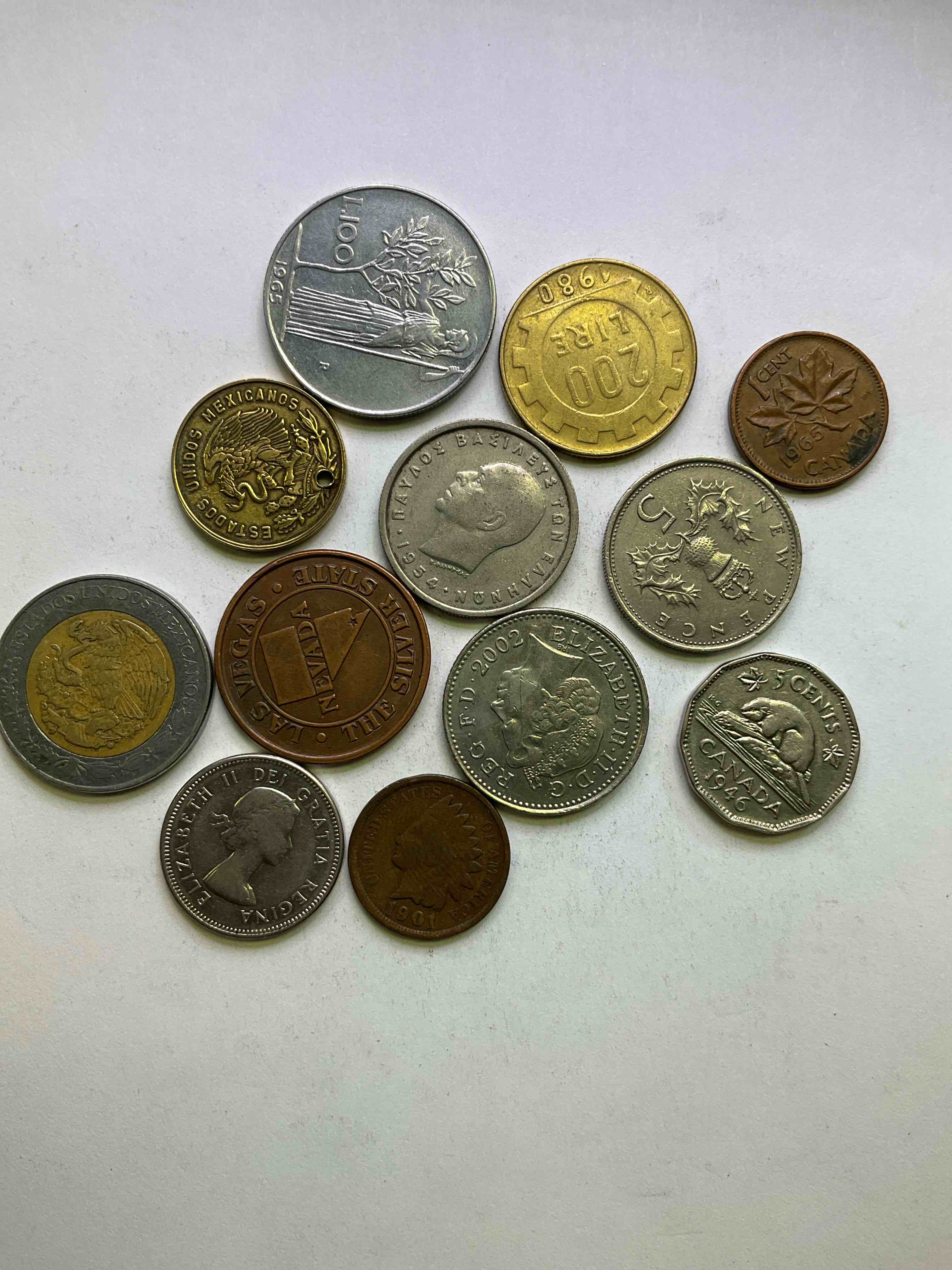 World Coins, Antique & Vintage! Each Lot Is Unique! Many Different Years, Countries, Sizes & Exotic Places. This Cool Collection Of Antique Coins From Around The World Is Loads Of Fun! Have Fun Identifying Each Coin & Country As A Great Educational Tool! A Great Investment Too!