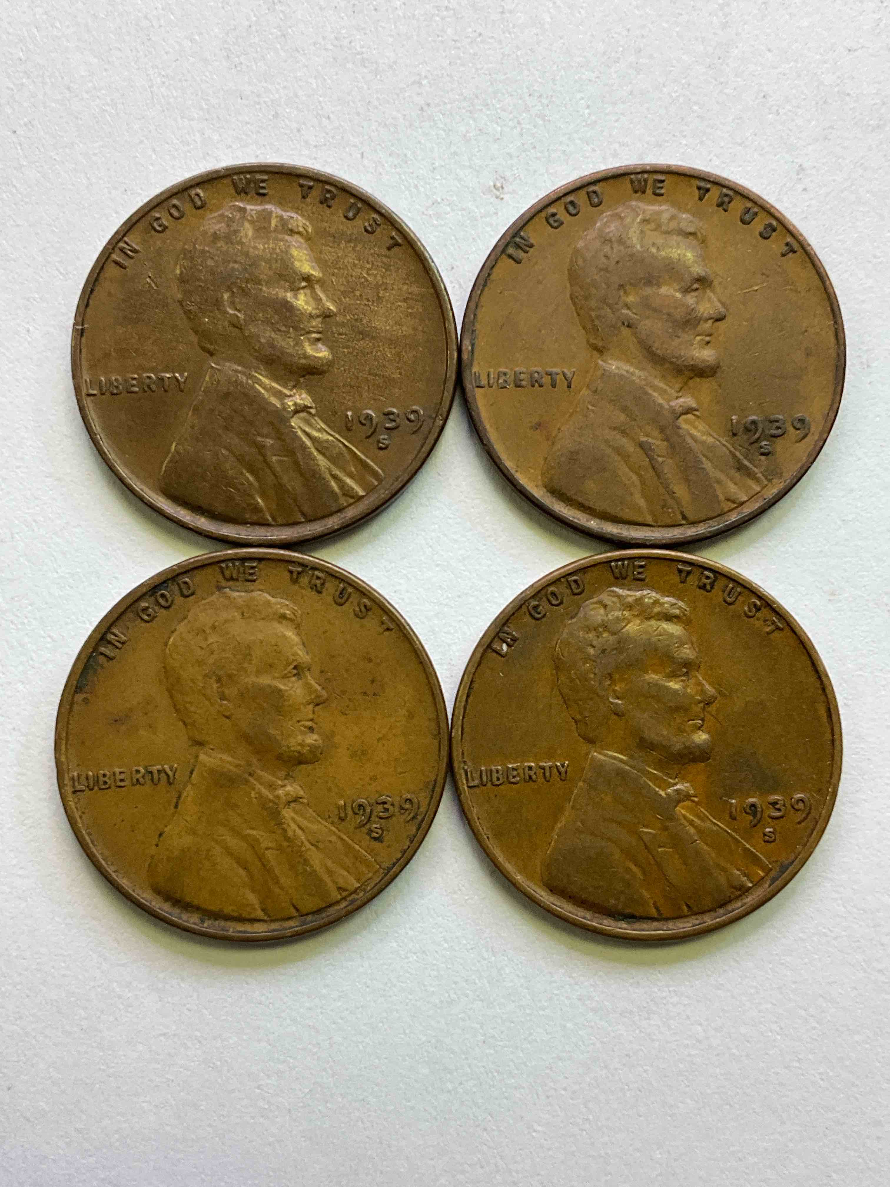 1939 World War II Pennies! 1939 Is A Year That Will Live In Infamy As It's The Year That WWII Started When Nazi Germany Invaded Poland On September 1st, 1939. Check Out These Awesome 1939 Pennies... True Pieces Of History! Hard To Collect & Great For The Coin Collector!