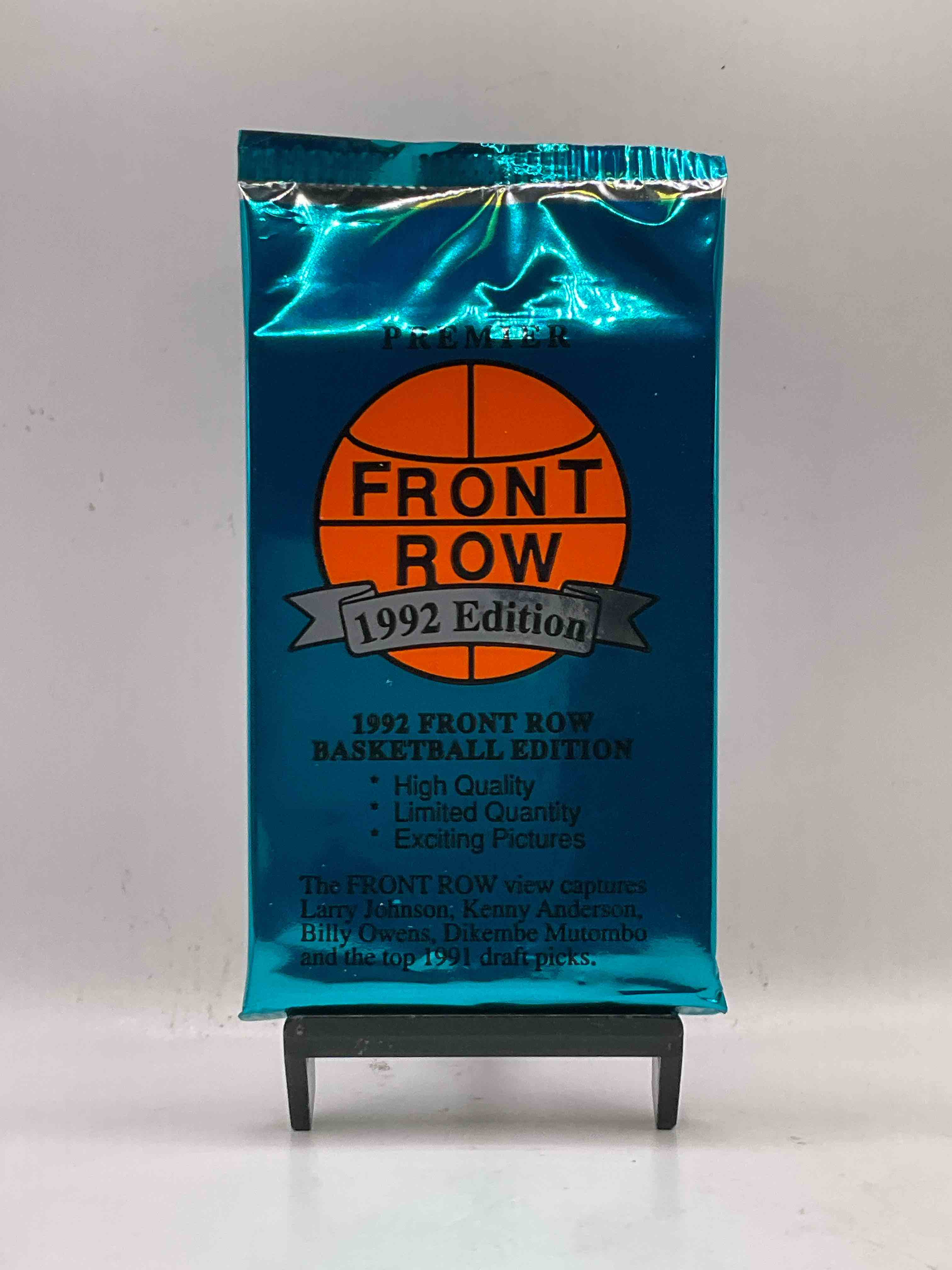 1992 Retro Rarity! Here's Something You've Probably NEVER Seen! 1992 Front Row College Basketball / NBA Unopened Sealed Packs! Premiere / Glossy Edition, Direct From Sealed Original Retail Case! Front Row Was The "Original" College Jersey Card Packs Back In The Day & Has Long Been Defunct. These Cards Are Becoming Serious Collector Items Due To Their Scarcity. These Things Are Serious Throwback!Own Some Great Sports Card History & Something You'll Rarely See Again!