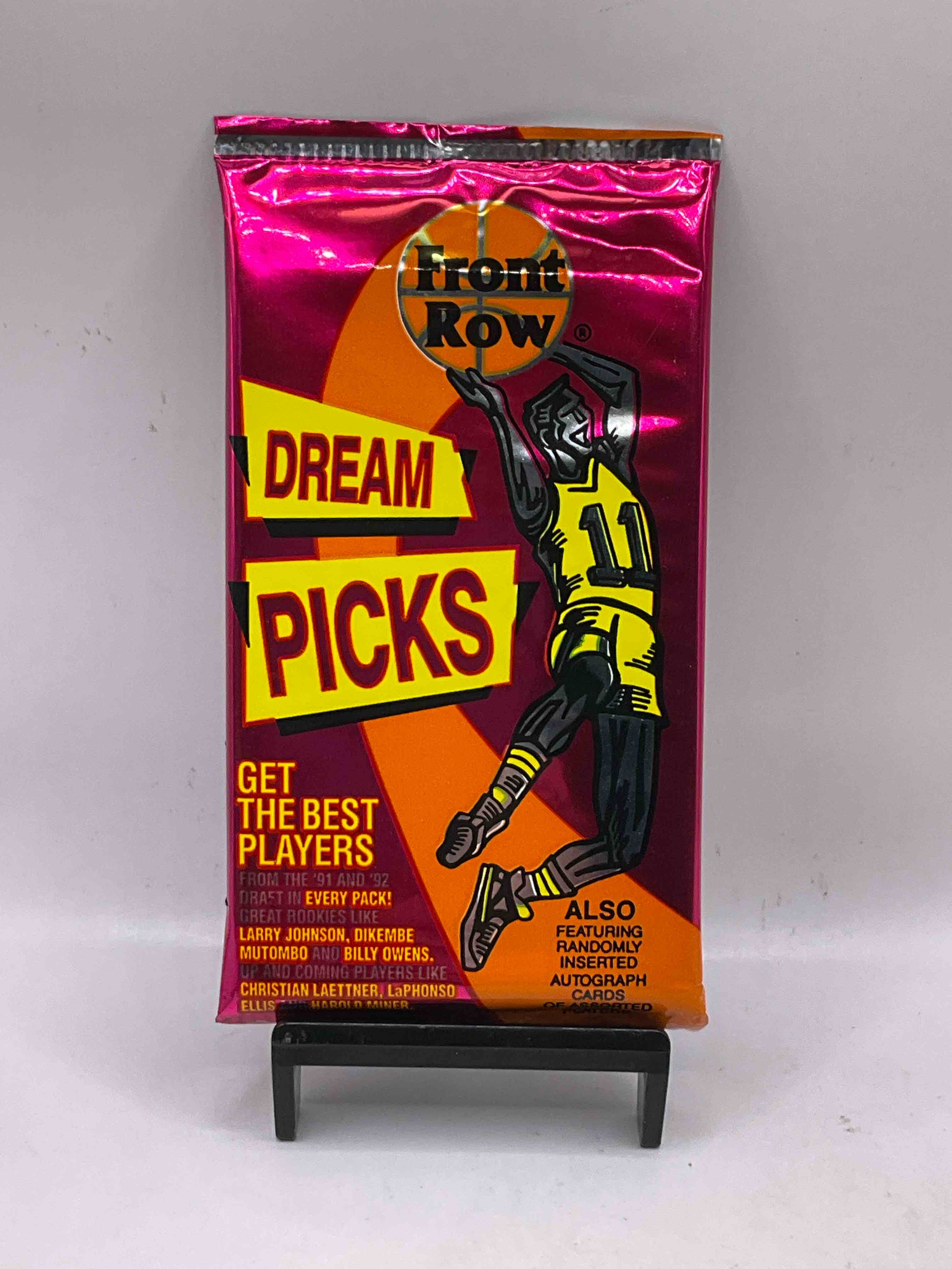 1991 Throwback Rarity! Here's Something You've Probably NEVER Seen! 1991 Front Row College Basketball / NBA Unopened Sealed Packs, Direct From Sealed Original Retail Case! Includes Randomly Inserted Rare Autograph Cards! Front Row Was The "Original" College Jersey Card Packs Back In The Day & Has Long Been Defunct. These Cards Are Becoming Serious Collector Items Due To Their Scarcity. These Things Are Serious Retro! Own Some Great Sports Card History & Something You'l Rarely See Again!