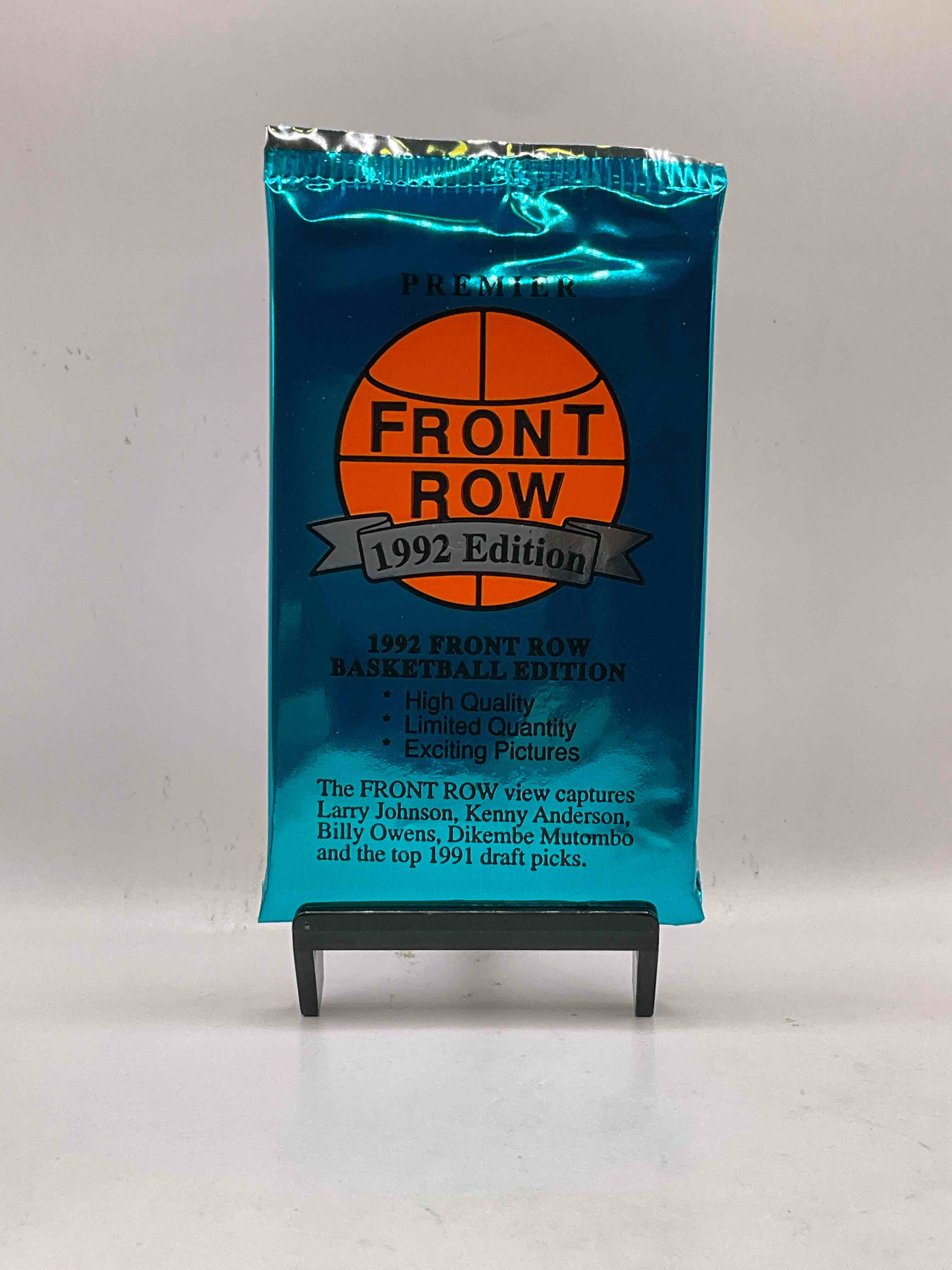 1992 Retro Rarity! Here's Something You've Probably NEVER Seen! 1992 Front Row College Basketball / NBA Unopened Sealed Packs! Premiere / Glossy Edition, Direct From Sealed Original Retail Case! Front Row Was The "Original" College Jersey Card Packs Back In The Day & Has Long Been Defunct. These Cards Are Becoming Serious Collector Items Due To Their Scarcity. These Things Are Serious Throwback!Own Some Great Sports Card History & Something You'll Rarely See Again!