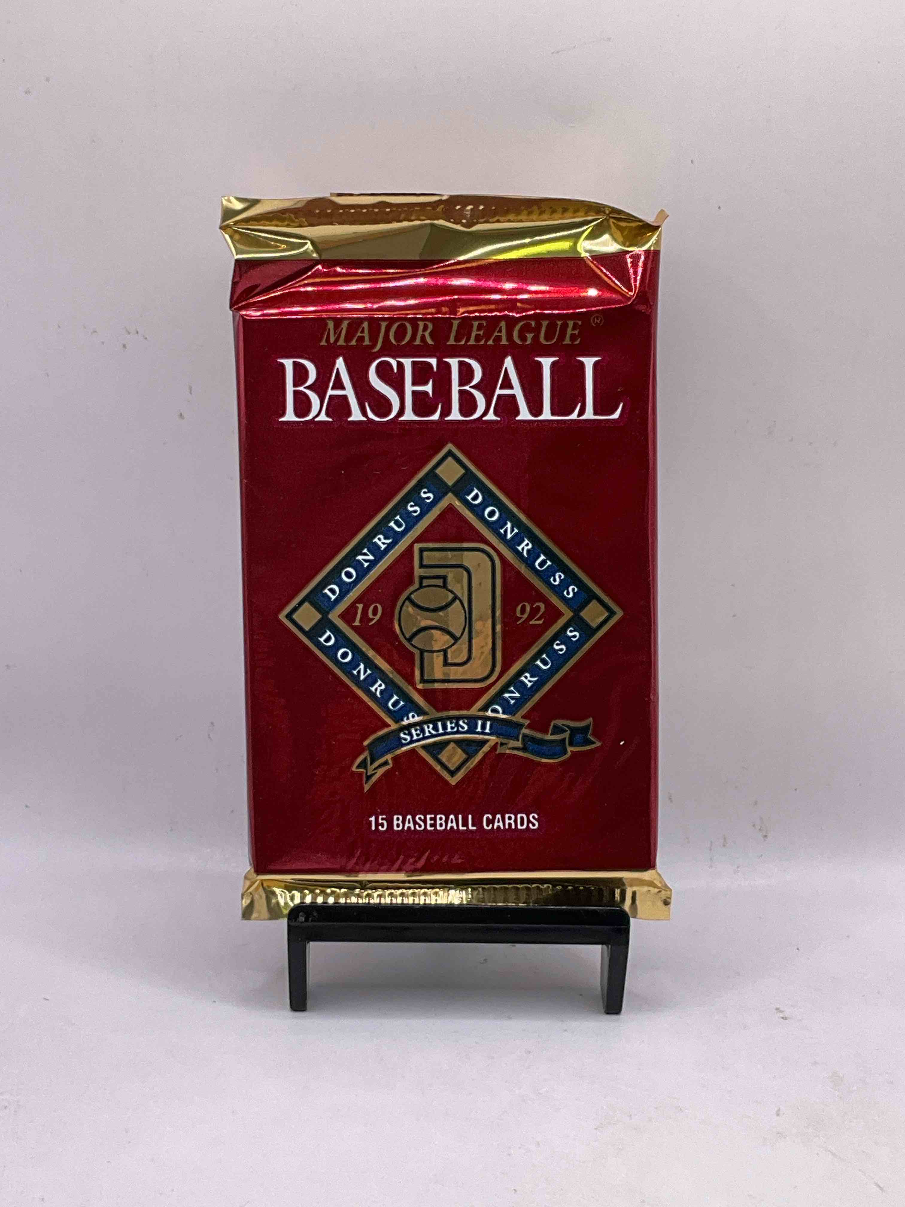 1992 Donruss Baseball Unopened Sealed Sports Card Pack, Direct From Original Sealed Retail Case! Search for Valuable Cards From Ricky Henderson & Nolan Ryan & So Much More! also, Search For 1 of 5000 Personally Autographed Cal Ripken Jr. Cards Randomly Inserted!