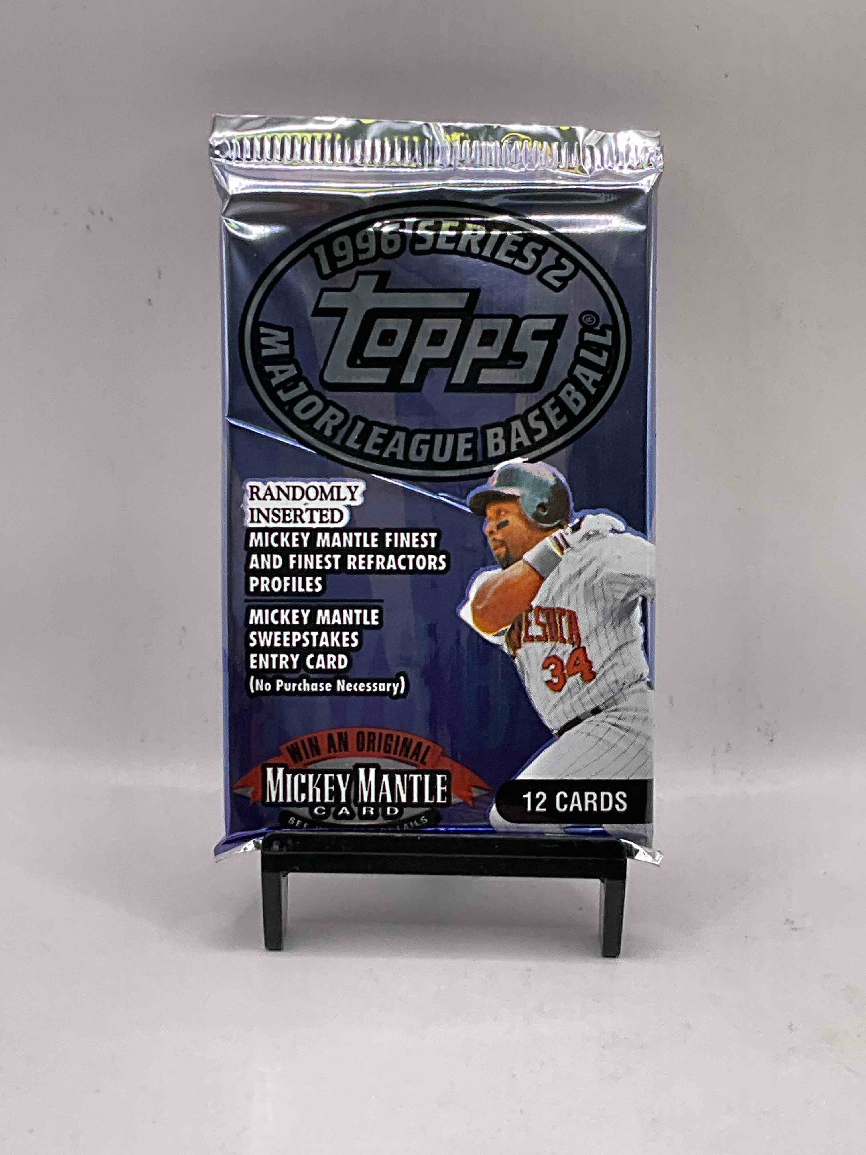 Randomly Inserted INSANE Mickey Mantle Finest Refractor Cards! No Way! 1996 Topps Series II Baseball Unopened Packs, Straight From Box! Search For Some Crazy Cards Like Chipper Jones MLB Second Year Card, Derek Jeter, Ken Griffey Jr & So Much More! 90’s Baseball Fans Rejoice! 