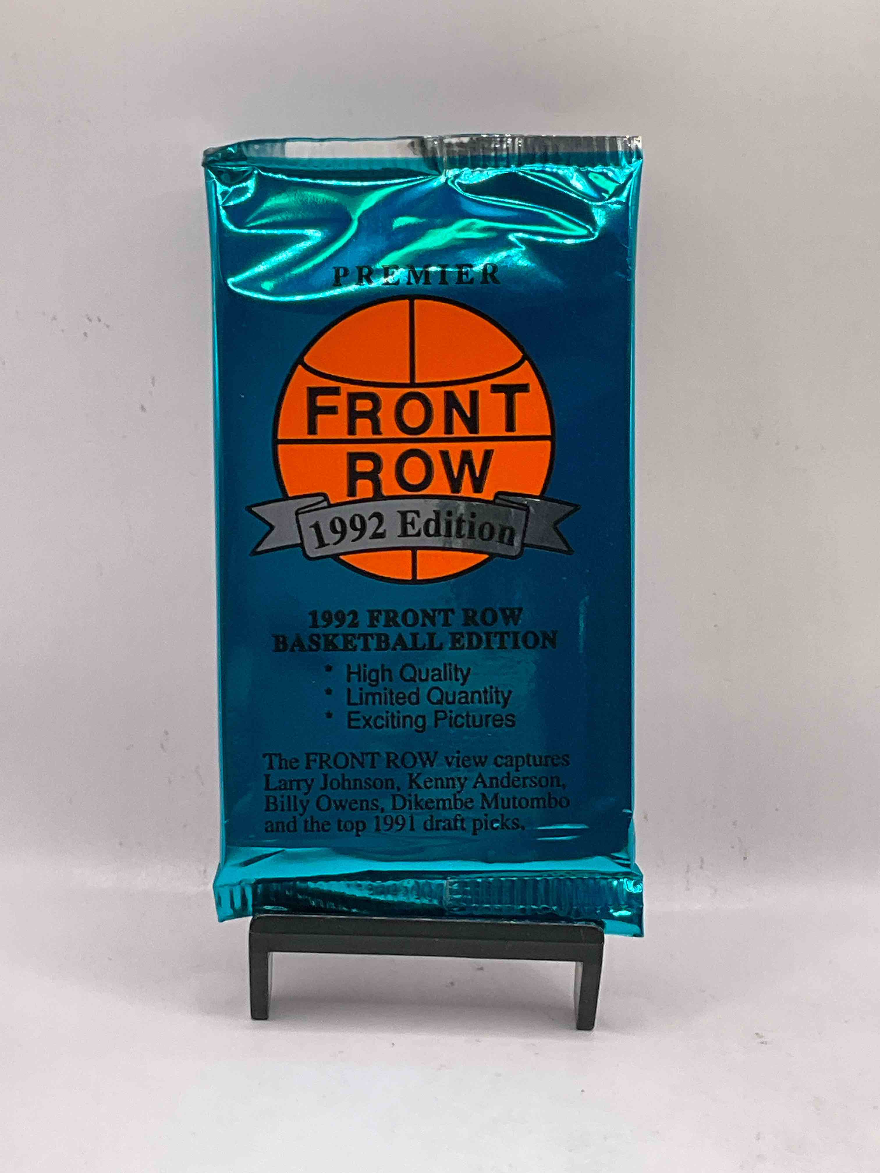 1992 Retro Rarity! Here's Something You've Probably NEVER Seen! 1992 Front Row College Basketball / NBA Unopened Sealed Packs! Premiere / Glossy Edition, Direct From Sealed Original Retail Case! Front Row Was The "Original" College Jersey Card Packs Back In The Day & Has Long Been Defunct. These Cards Are Becoming Serious Collector Items Due To Their Scarcity. These Things Are Serious Throwback!Own Some Great Sports Card History & Something You'll Rarely See Again!