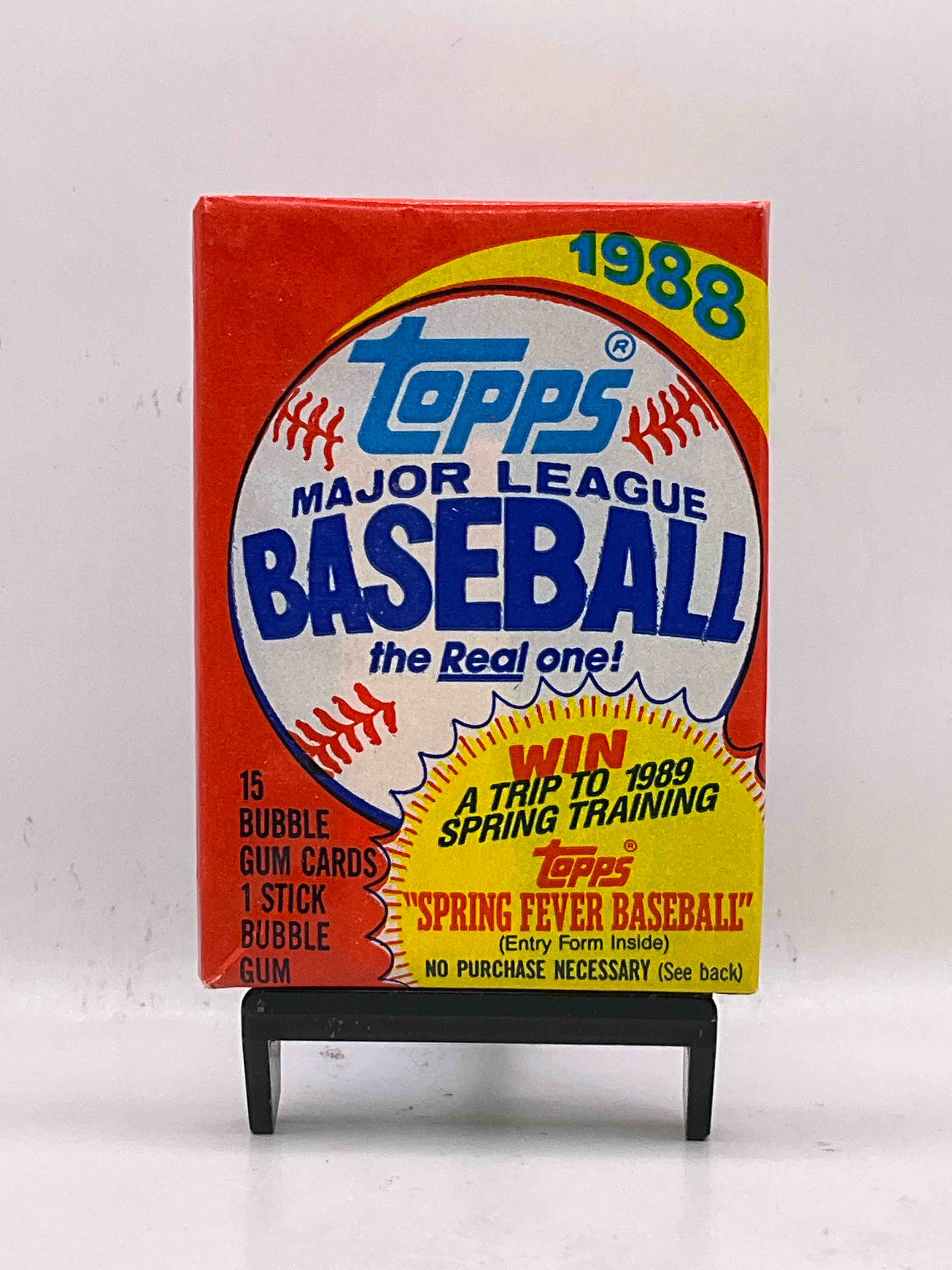 80’s Baseball Fan’s Rejoice! 1988 Topps Baseball Unopened Rack Packs Full Of Collectible Trading Cards! Search For Valuable Don Mattingly “World Of Baseball” & Nolan Ryan Cards Worth Hundreds In Perfect Condition! 