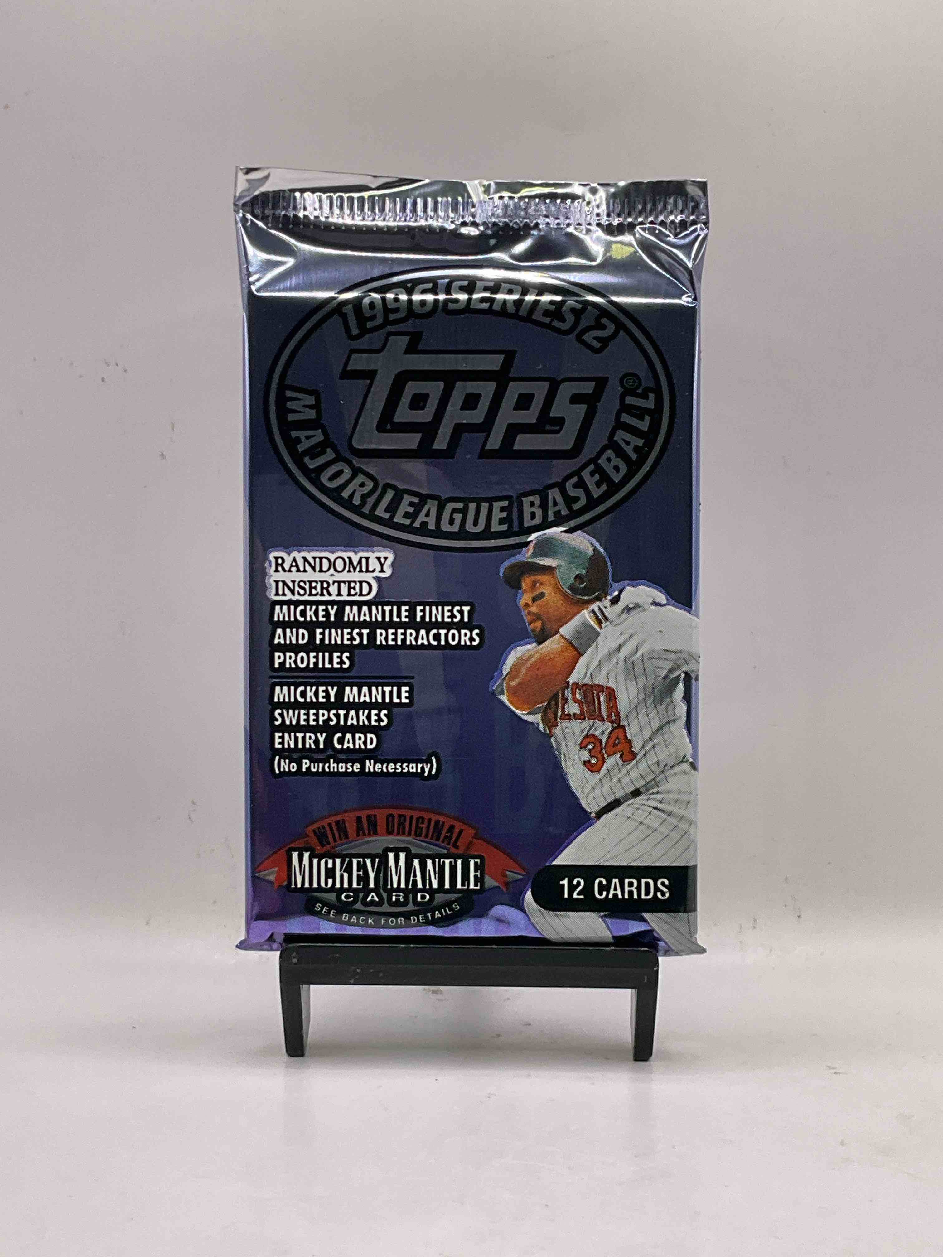 Randomly Inserted INSANE Mickey Mantle Finest Refractor Cards! No Way! 1996 Topps Series II Baseball Unopened Packs, Straight From Box! Search For Some Crazy Cards Like Chipper Jones MLB Second Year Card, Derek Jeter, Ken Griffey Jr & So Much More! 90’s Baseball Fans Rejoice! 