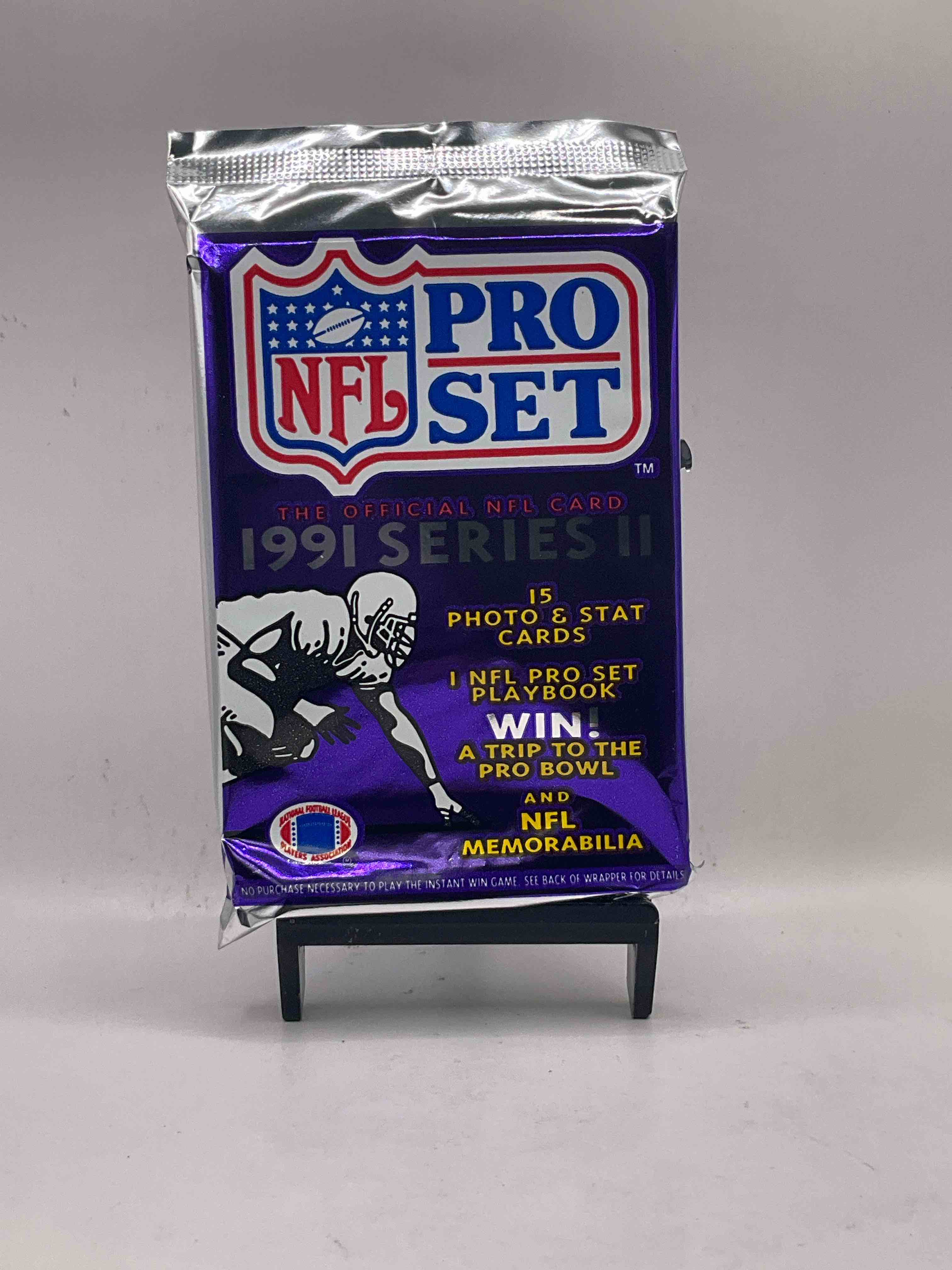 Wow! 1991 Pro Set Football Sealed Card Pack, Direct From Original Retail Case!  Highly Sought After By Collectors As This Year Is Loaded With High Profile Cards! Search For Cards From Barry Sanders, Deion Sanders, Troy Aikman, Michael Irvin & Much More!  Getting Hard To Find!