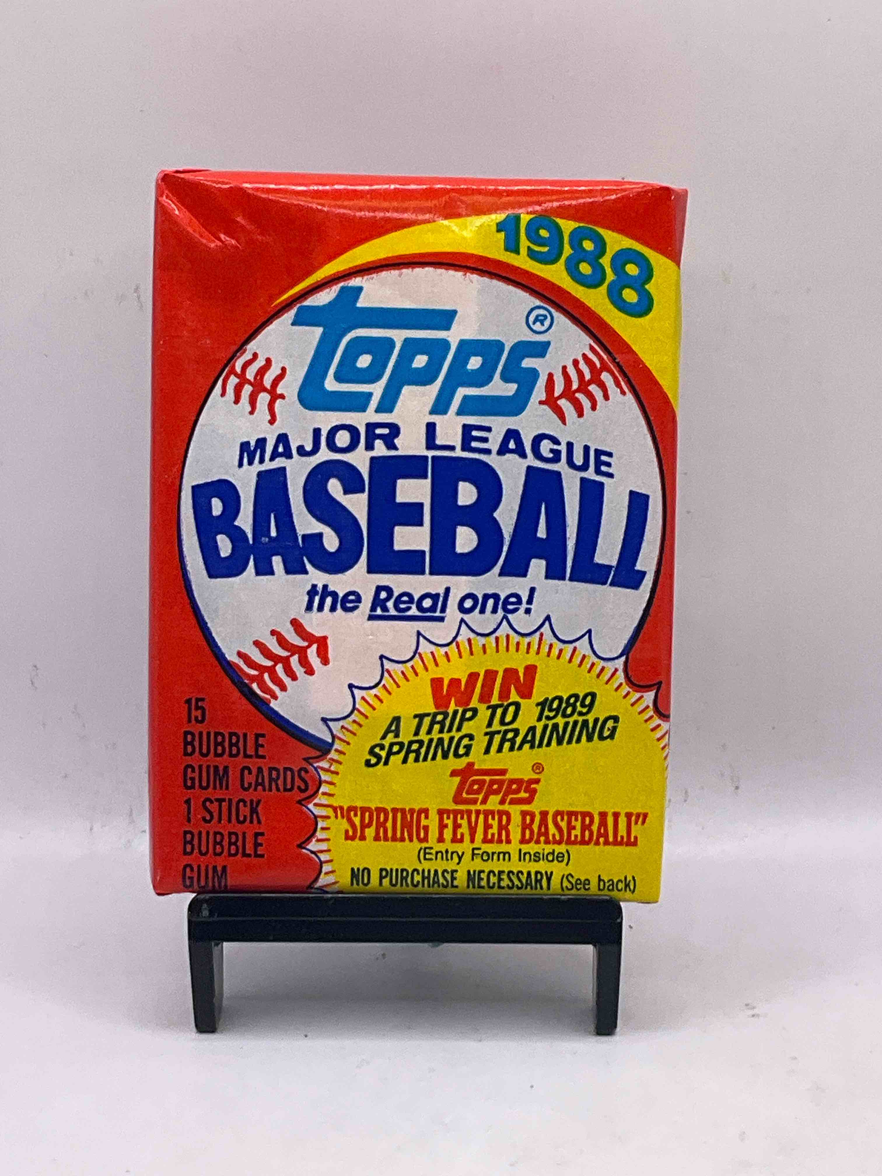80’s Baseball Fan’s Rejoice! 1988 Topps Baseball Unopened Rack Packs Full Of Collectible Trading Cards! Search For Valuable Don Mattingly “World Of Baseball” & Nolan Ryan Cards Worth Hundreds In Perfect Condition! 