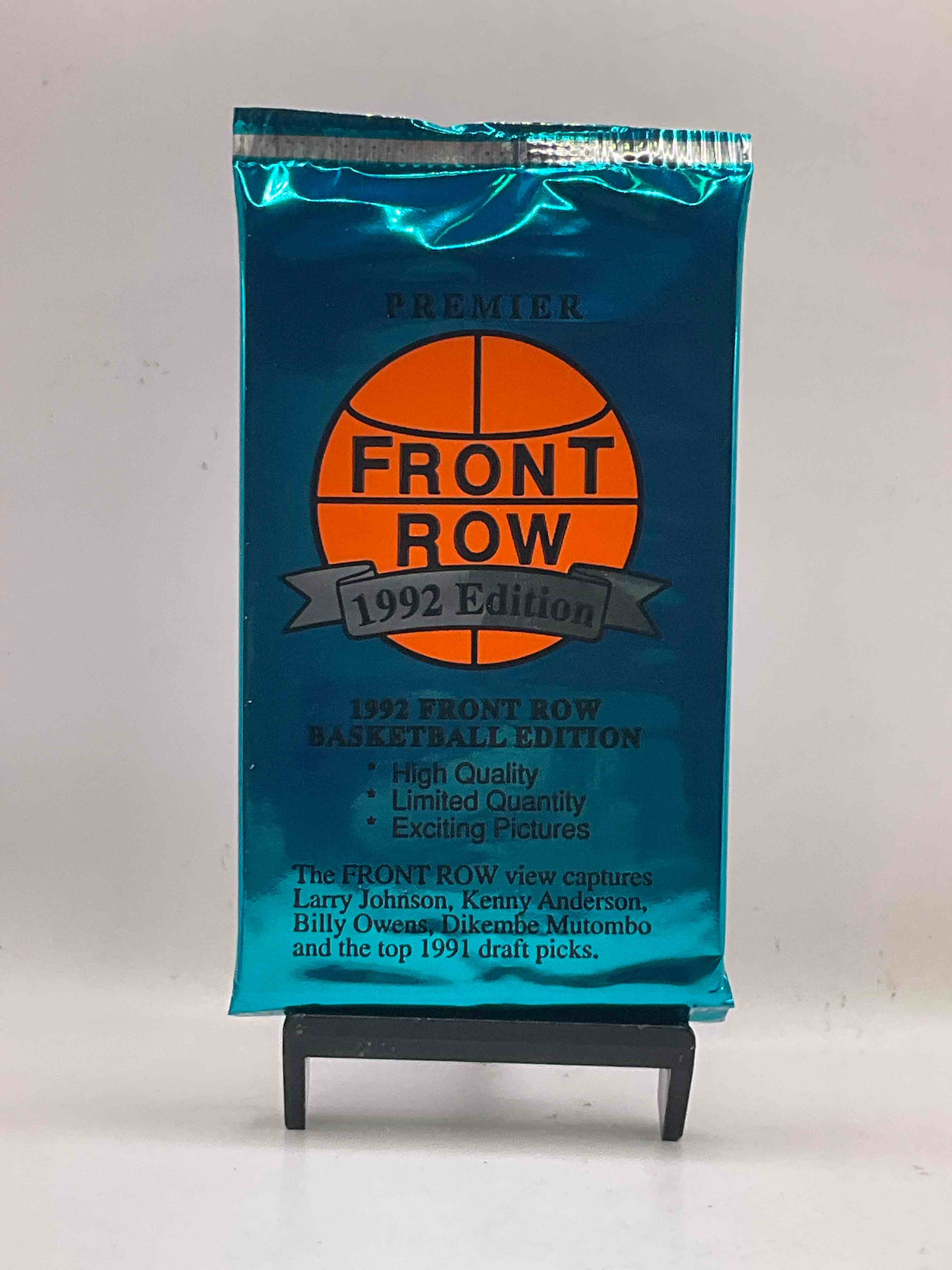 1992 Retro Rarity! Here's Something You've Probably NEVER Seen! 1992 Front Row College Basketball / NBA Unopened Sealed Packs! Premiere / Glossy Edition, Direct From Sealed Original Retail Case! Front Row Was The "Original" College Jersey Card Packs Back In The Day & Has Long Been Defunct. These Cards Are Becoming Serious Collector Items Due To Their Scarcity. These Things Are Serious Throwback!Own Some Great Sports Card History & Something You'll Rarely See Again!