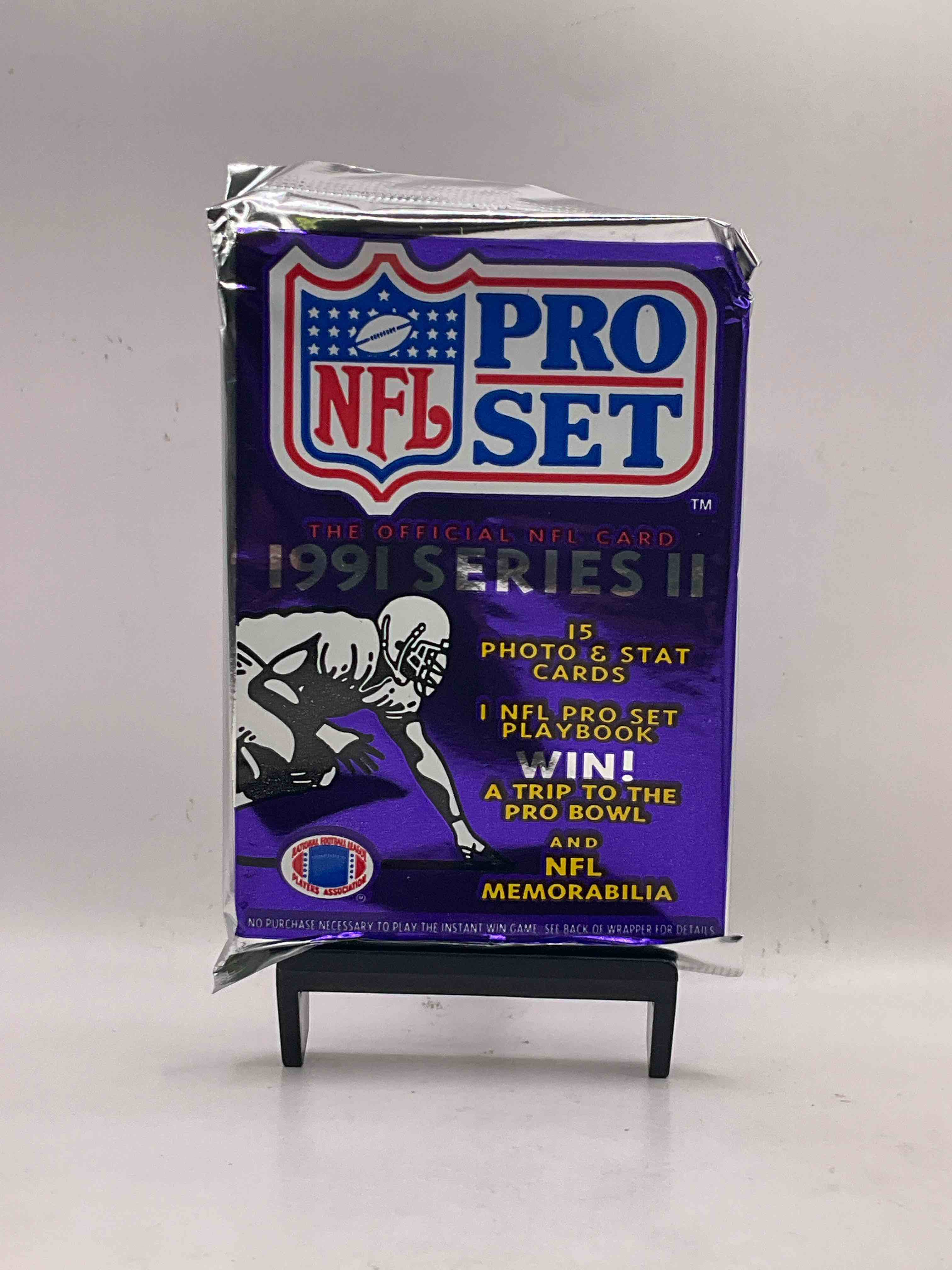 Wow! 1991 Pro Set Football Sealed Card Pack, Direct From Original Retail Case!  Highly Sought After By Collectors As This Year Is Loaded With High Profile Cards! Search For Cards From Barry Sanders, Deion Sanders, Troy Aikman, Michael Irvin & Much More!  Getting Hard To Find!