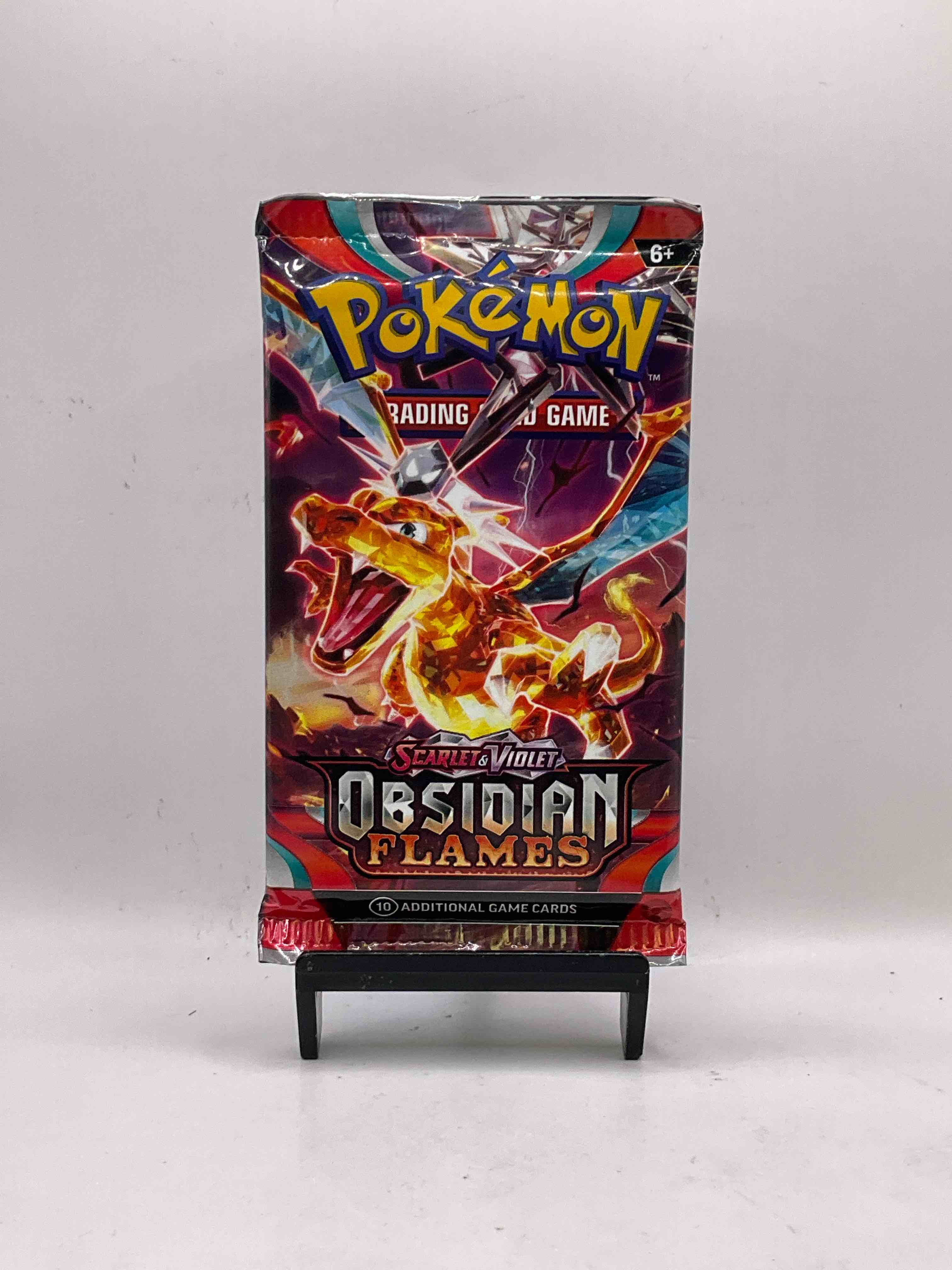 2023 Pokémon Scarlet & Violet Obsidian Flames Sealed Card Pack! Unopened Pack Includes 10 Game Collector Cards! A Great Collector Item!