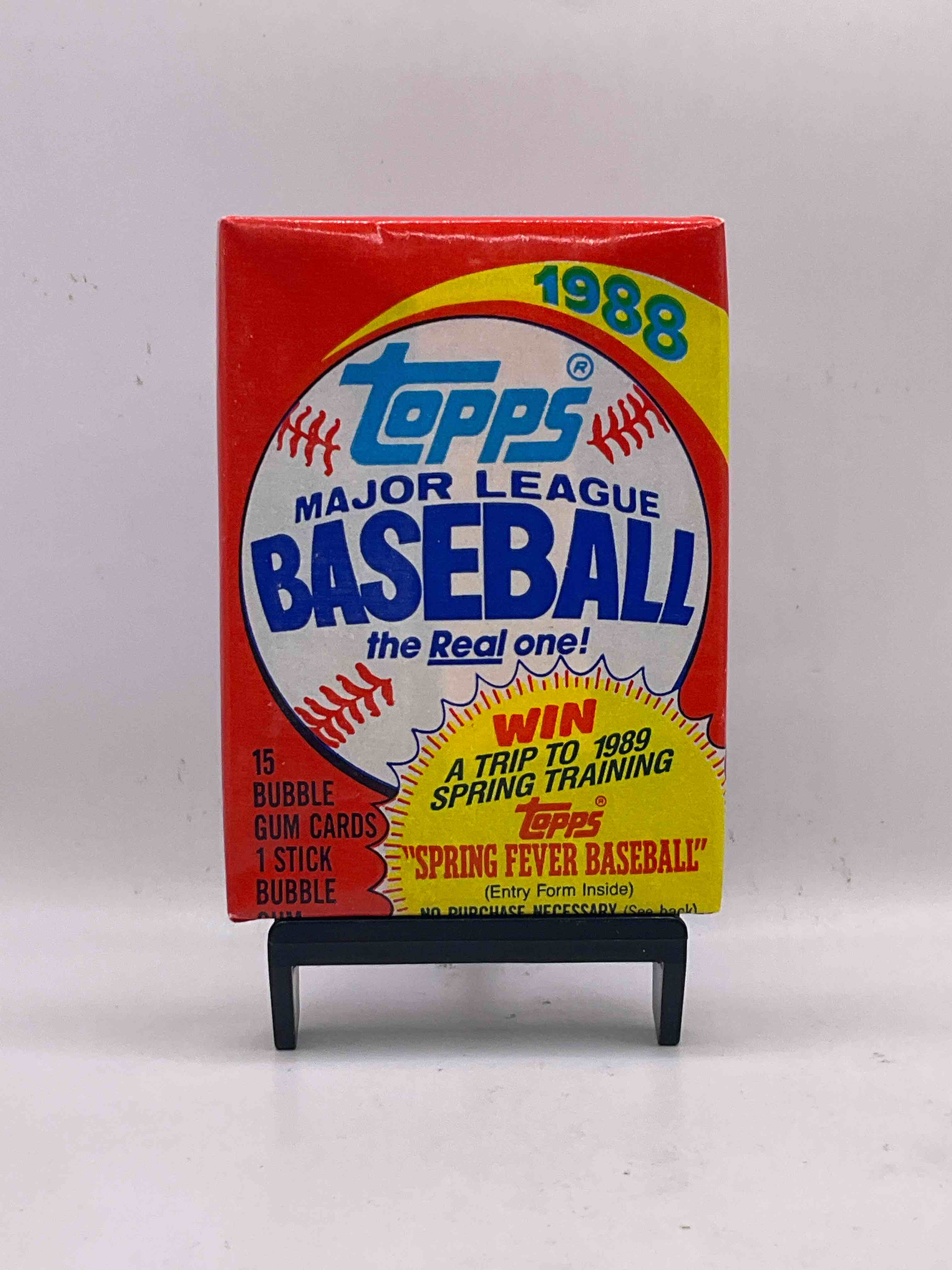 80’s Baseball Fan’s Rejoice! 1988 Topps Baseball Unopened Rack Packs Full Of Collectible Trading Cards! Search For Valuable Don Mattingly “World Of Baseball” & Nolan Ryan Cards Worth Hundreds In Perfect Condition! 