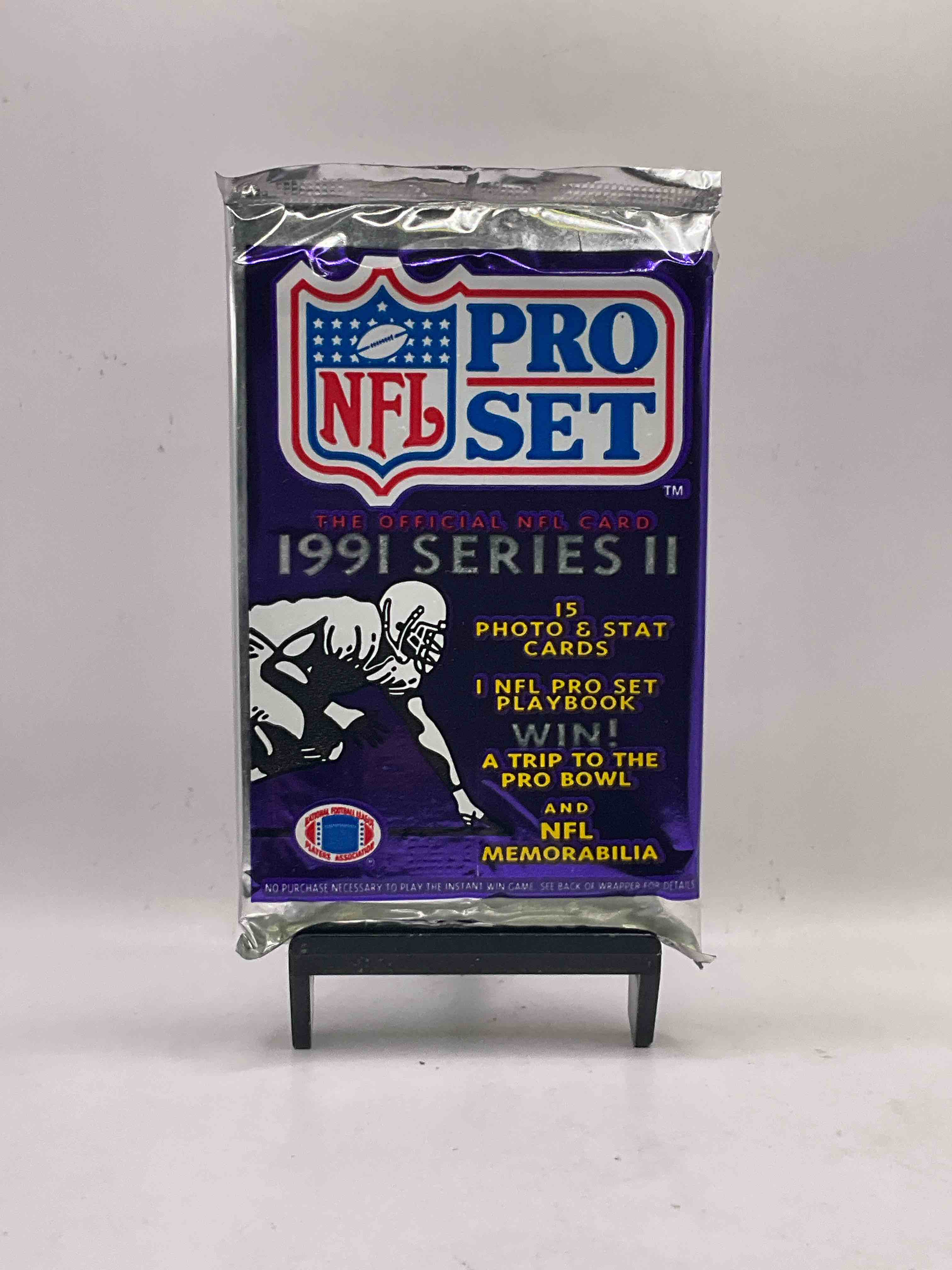 Wow! 1991 Pro Set Football Sealed Card Pack, Direct From Original Retail Case!  Highly Sought After By Collectors As This Year Is Loaded With High Profile Cards! Search For Cards From Barry Sanders, Deion Sanders, Troy Aikman, Michael Irvin & Much More!  Getting Hard To Find!
