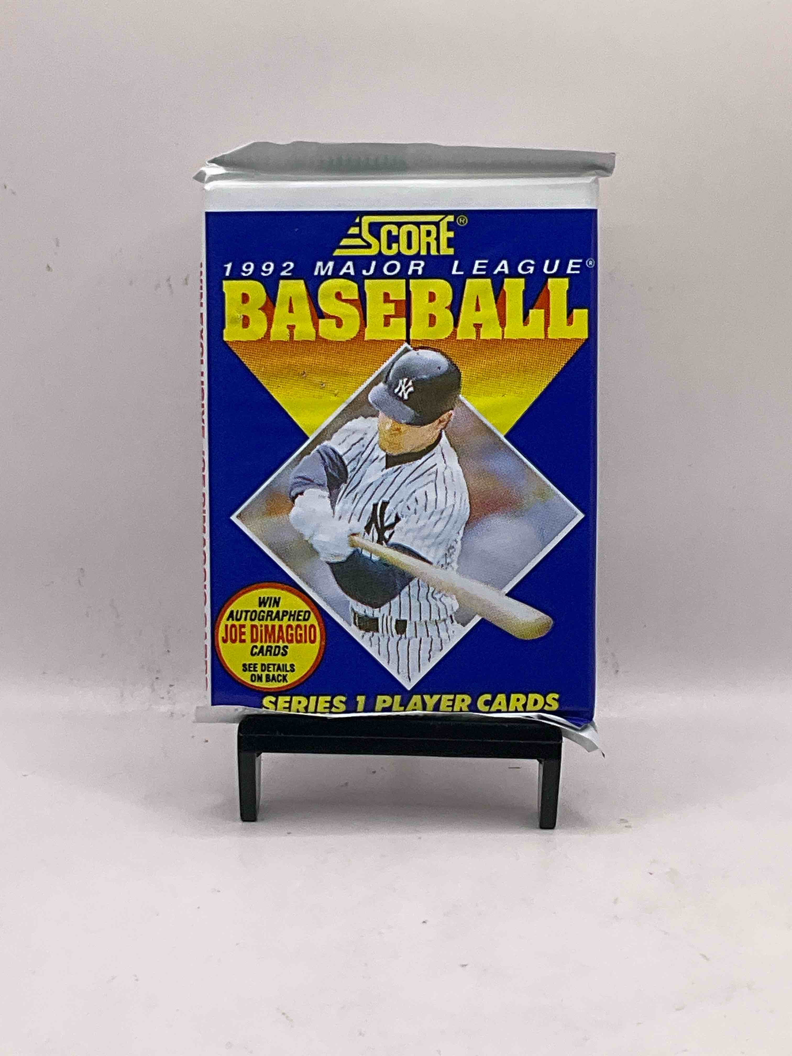 Joe DiMaggio Autograph!? You Could Pull One Of Only 2,495 Autographed Joe DiMaggio Cards From These Packs! What!? 1992 Score Baseball Packs, Search For Insane Cards, Including Limited Quantity Joe DiMaggio Signature Cards!