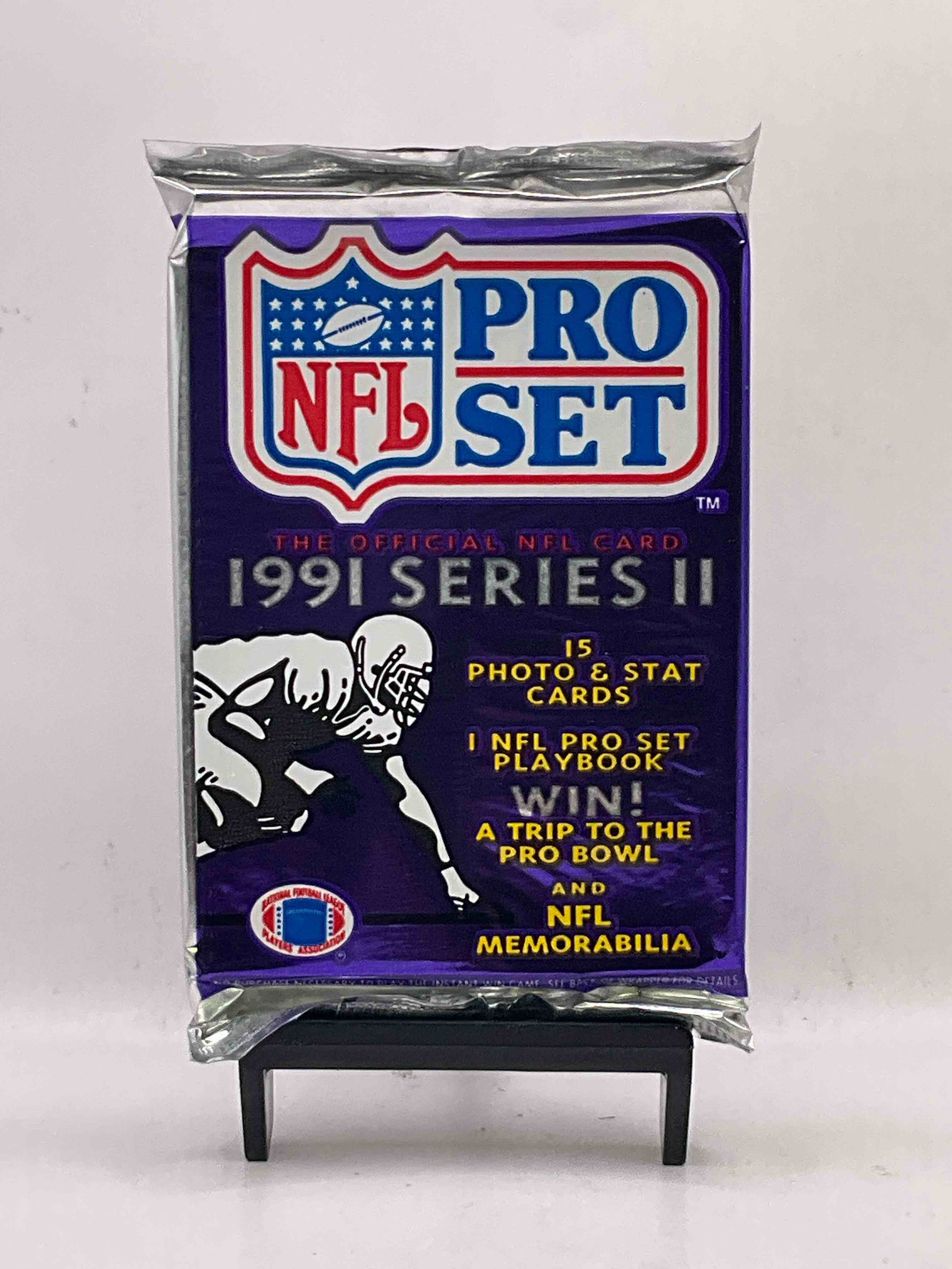 Wow! 1991 Pro Set Football Sealed Card Pack, Direct From Original Retail Case!  Highly Sought After By Collectors As This Year Is Loaded With High Profile Cards! Search For Cards From Barry Sanders, Deion Sanders, Troy Aikman, Michael Irvin & Much More!  Getting Hard To Find!