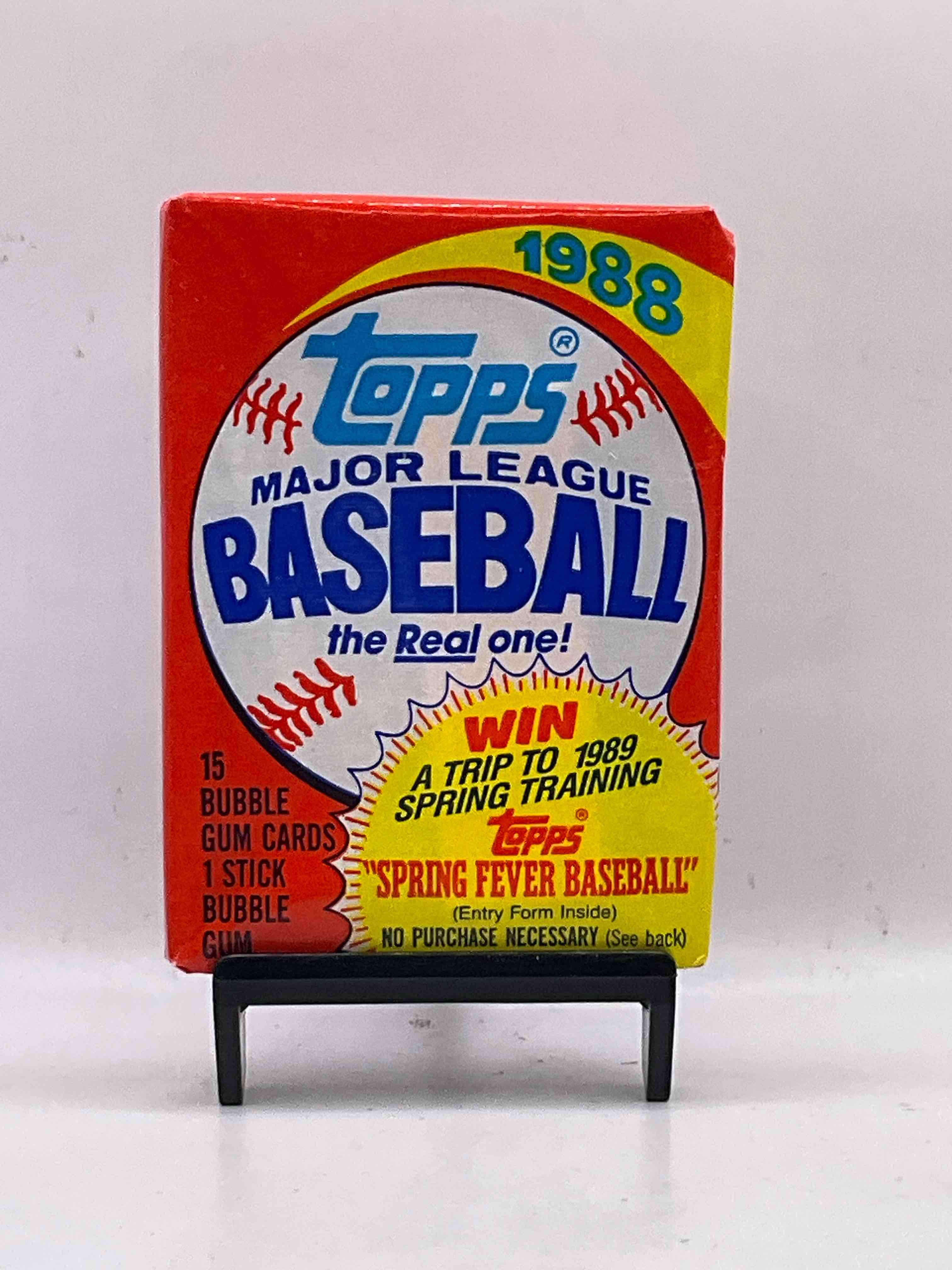 80’s Baseball Fan’s Rejoice! 1988 Topps Baseball Unopened Rack Packs Full Of Collectible Trading Cards! Search For Valuable Don Mattingly “World Of Baseball” & Nolan Ryan Cards Worth Hundreds In Perfect Condition! 