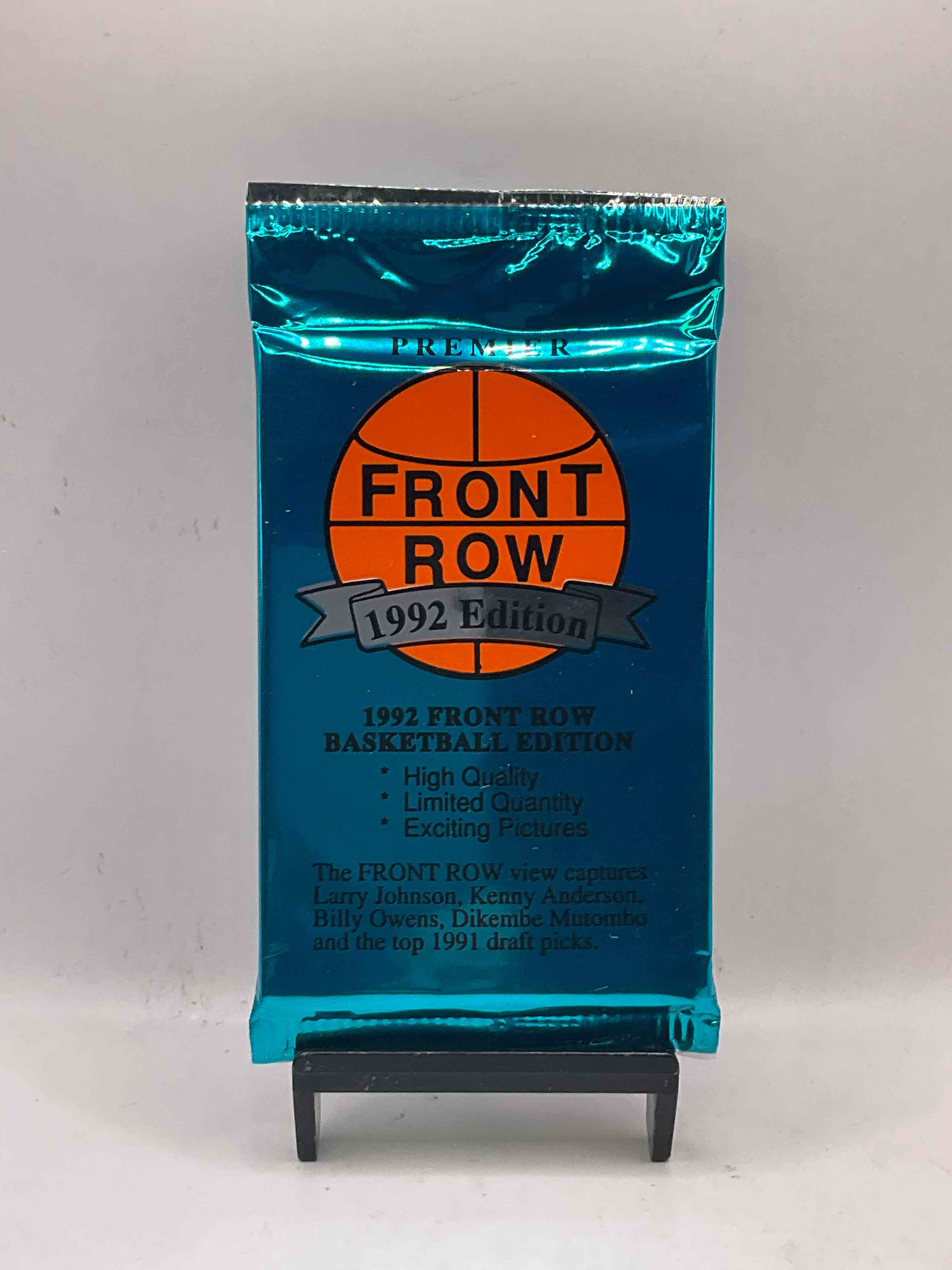 1992 Retro Rarity! Here's Something You've Probably NEVER Seen! 1992 Front Row College Basketball / NBA Unopened Sealed Packs! Premiere / Glossy Edition, Direct From Sealed Original Retail Case! Front Row Was The "Original" College Jersey Card Packs Back In The Day & Has Long Been Defunct. These Cards Are Becoming Serious Collector Items Due To Their Scarcity. These Things Are Serious Throwback!Own Some Great Sports Card History & Something You'll Rarely See Again!