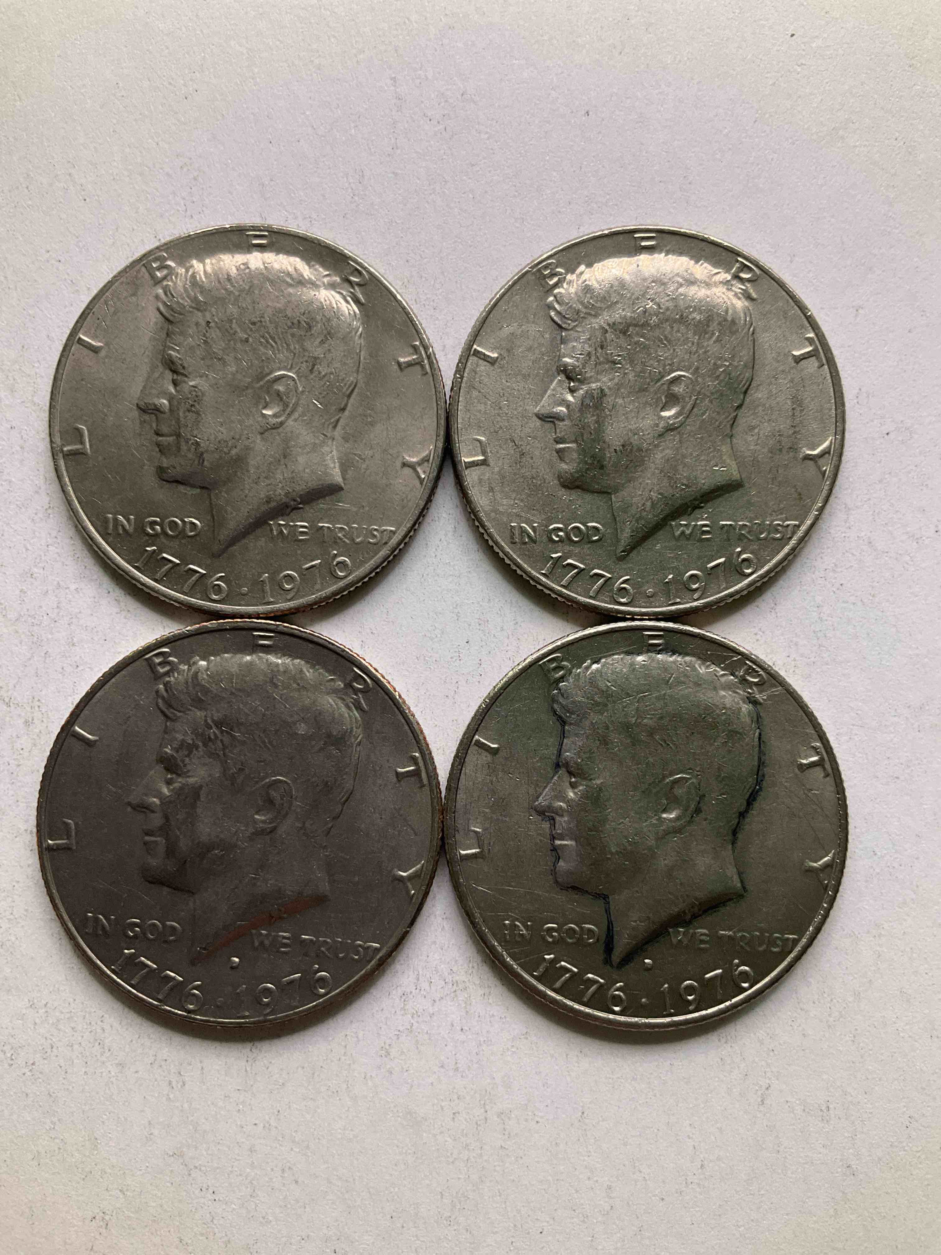 1976 Bicentennial Bliss! In 1976 The U.S. Mint Produced Coins Celebrating The 200 Year Anniversary Of America. Up For Auction Are Awesome Examples Of Kennedy Half Dollar Coins Produced For This... The Infamous Half Dollar & 200 Year Anniversary Edition! Highly Desirable For Collectors! Own Pieces Of History & Get Ready For America's 250 Year Anniversary Coming Soon!