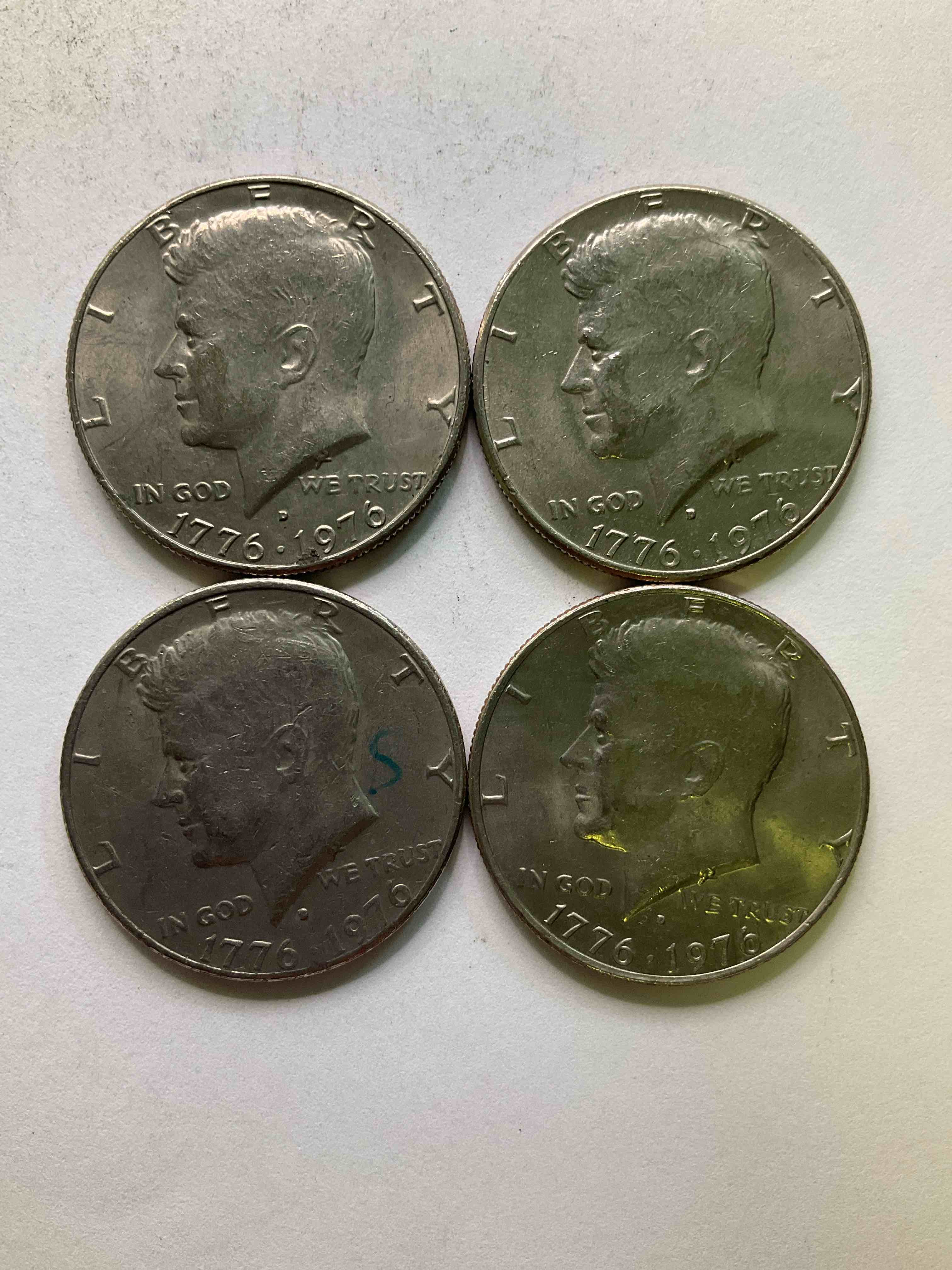 1976 Bicentennial Bliss! In 1976 The U.S. Mint Produced Coins Celebrating The 200 Year Anniversary Of America. Up For Auction Are Awesome Examples Of Kennedy Half Dollar Coins Produced For This... The Infamous Half Dollar & 200 Year Anniversary Edition! Highly Desirable For Collectors! Own Pieces Of History & Get Ready For America's 250 Year Anniversary Coming Soon!
