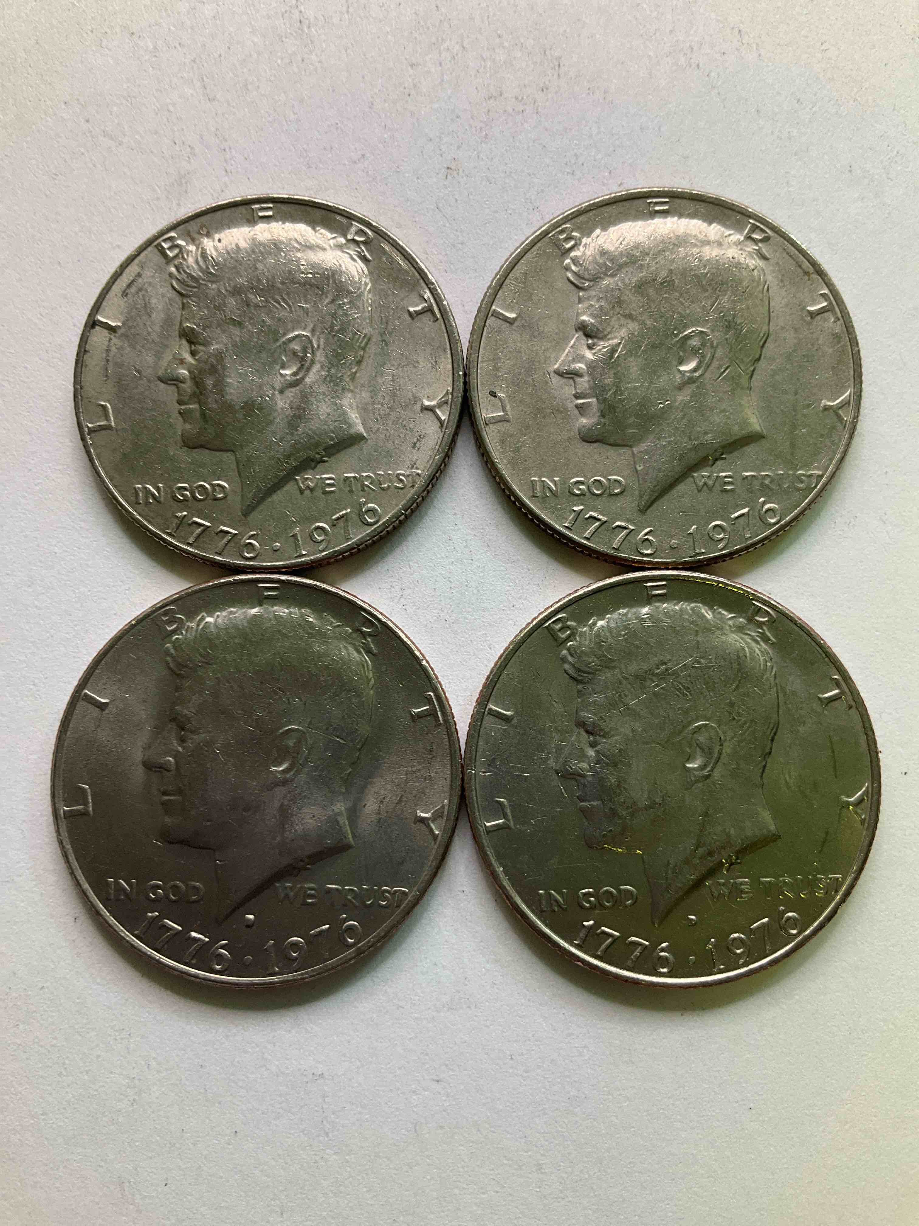 1976 Bicentennial Bliss! In 1976 The U.S. Mint Produced Coins Celebrating The 200 Year Anniversary Of America. Up For Auction Are Awesome Examples Of Kennedy Half Dollar Coins Produced For This... The Infamous Half Dollar & 200 Year Anniversary Edition! Highly Desirable For Collectors! Own Pieces Of History & Get Ready For America's 250 Year Anniversary Coming Soon!