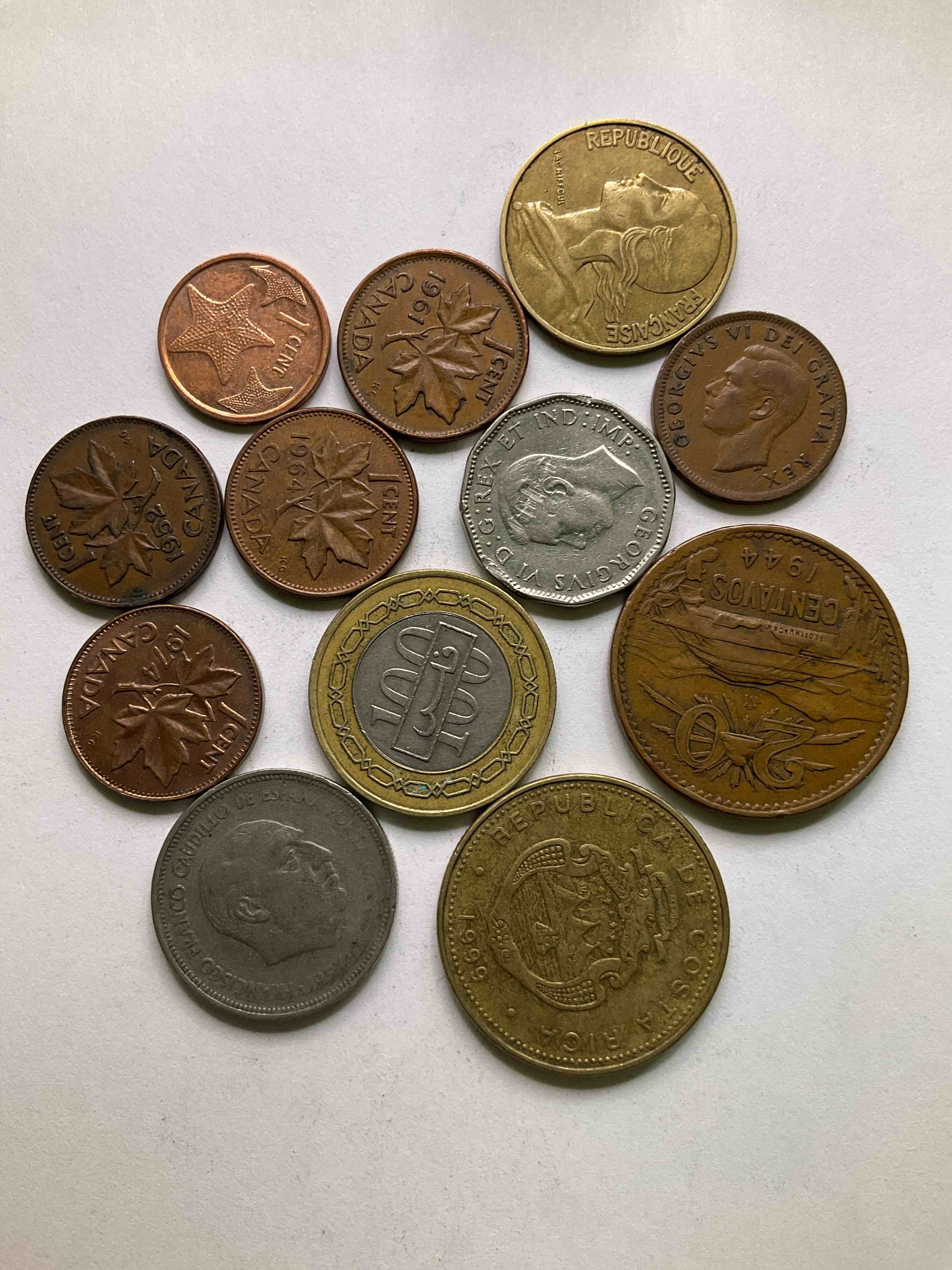 World Coins, Antique & Vintage! Each Lot Is Unique! Many Different Years, Countries, Sizes & Exotic Places. This Cool Collection Of Antique Coins From Around The World Is Loads Of Fun! Have Fun Identifying Each Coin & Country As A Great Educational Tool! A Great Investment Too!
