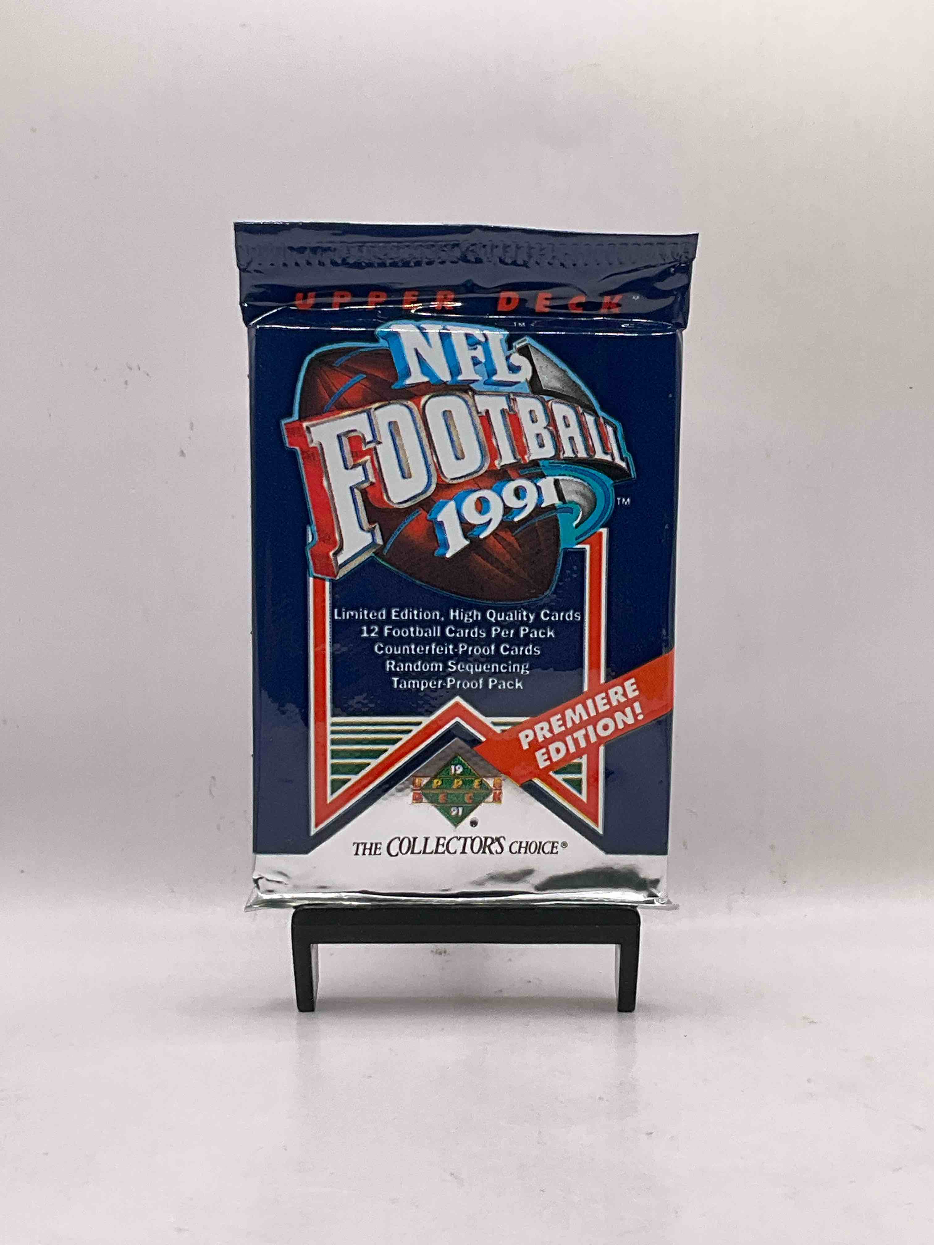 Rare & Vintage! 1991 Upper Deck Unopened NFL Football Packs! Direct From Original Box! Brett Favre Rookie Year! Search For Brett Favre Rookie & Other 80s Stars! 