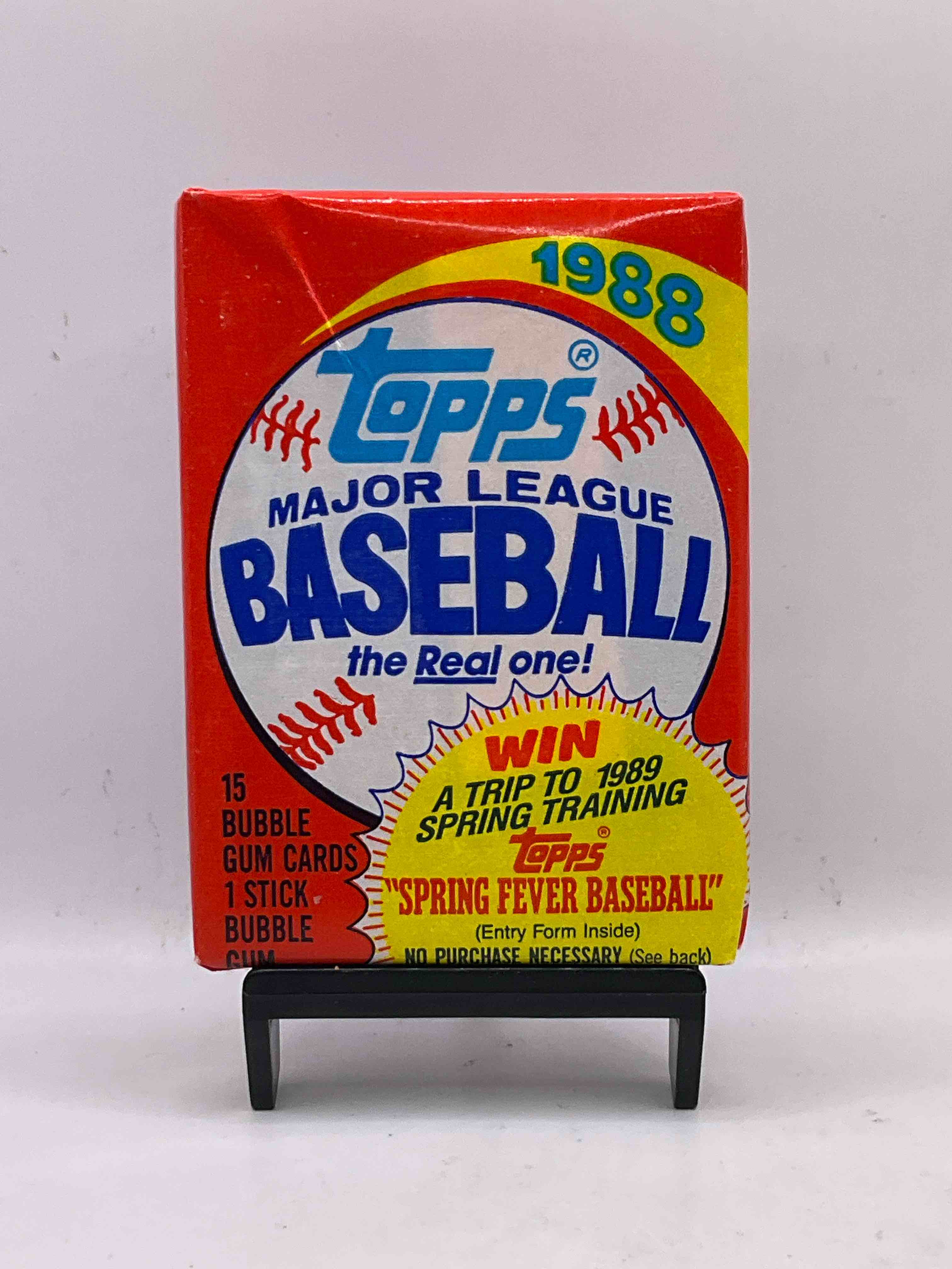 80’s Baseball Fan’s Rejoice! 1988 Topps Baseball Unopened Rack Packs Full Of Collectible Trading Cards! Search For Valuable Don Mattingly “World Of Baseball” & Nolan Ryan Cards Worth Hundreds In Perfect Condition! 