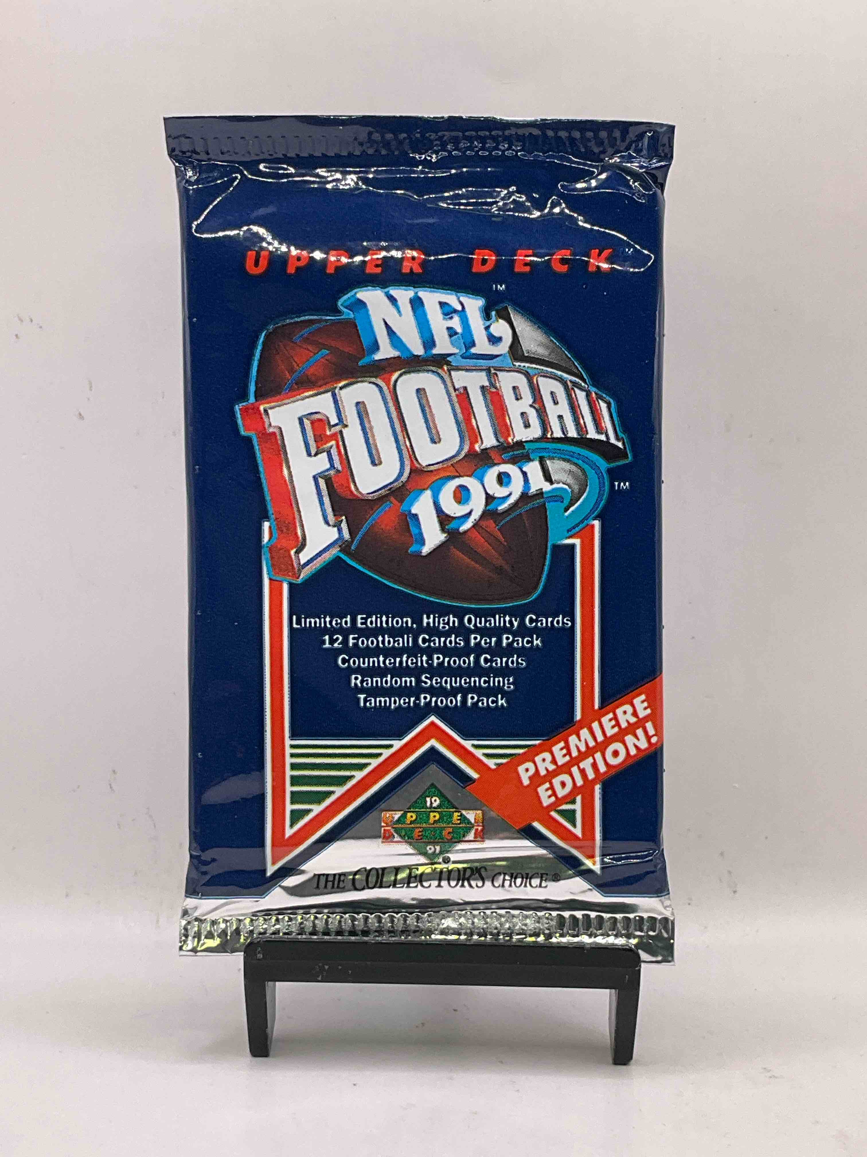Rare & Vintage! 1991 Upper Deck Unopened NFL Football Packs! Direct From Original Box! Brett Favre Rookie Year! Search For Brett Favre Rookie & Other 80s Stars! 
