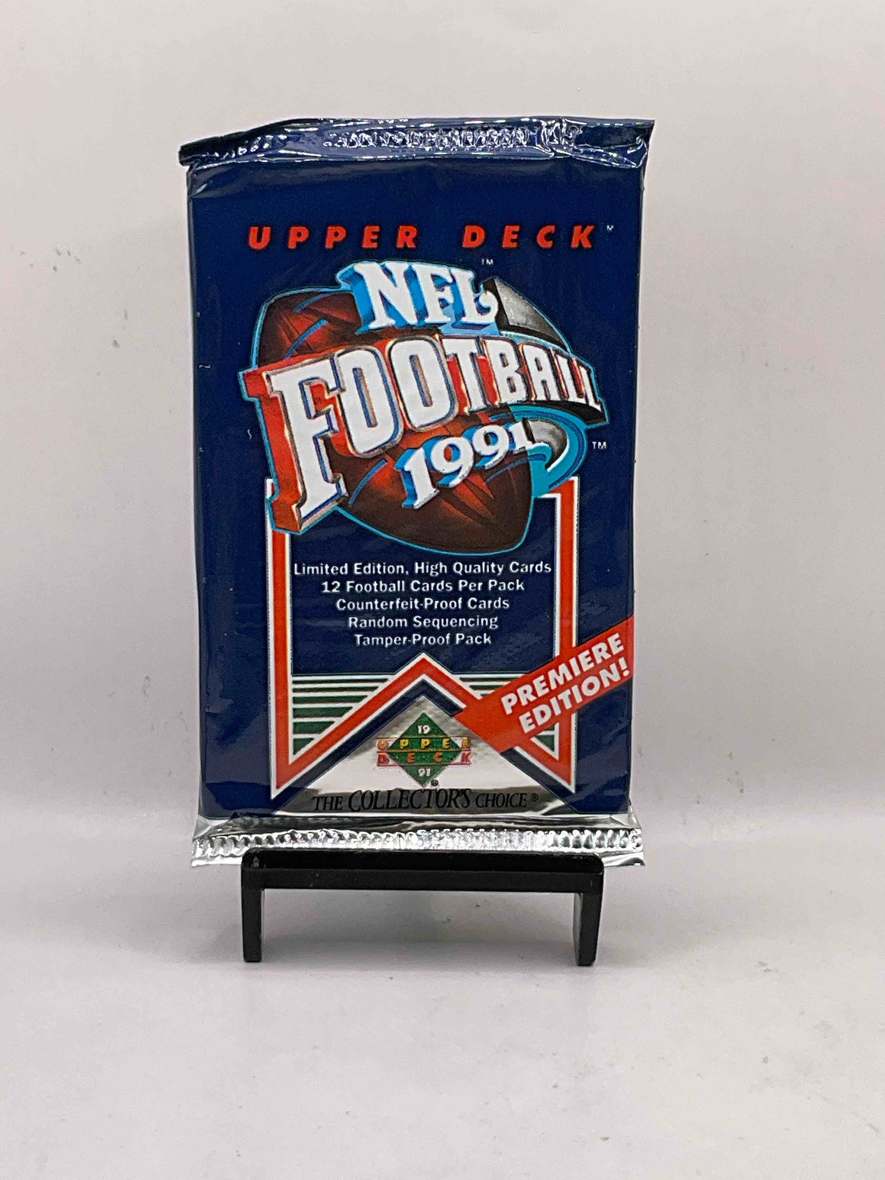 Rare & Vintage! 1991 Upper Deck Unopened NFL Football Packs! Direct From Original Box! Brett Favre Rookie Year! Search For Brett Favre Rookie & Other 80s Stars! 