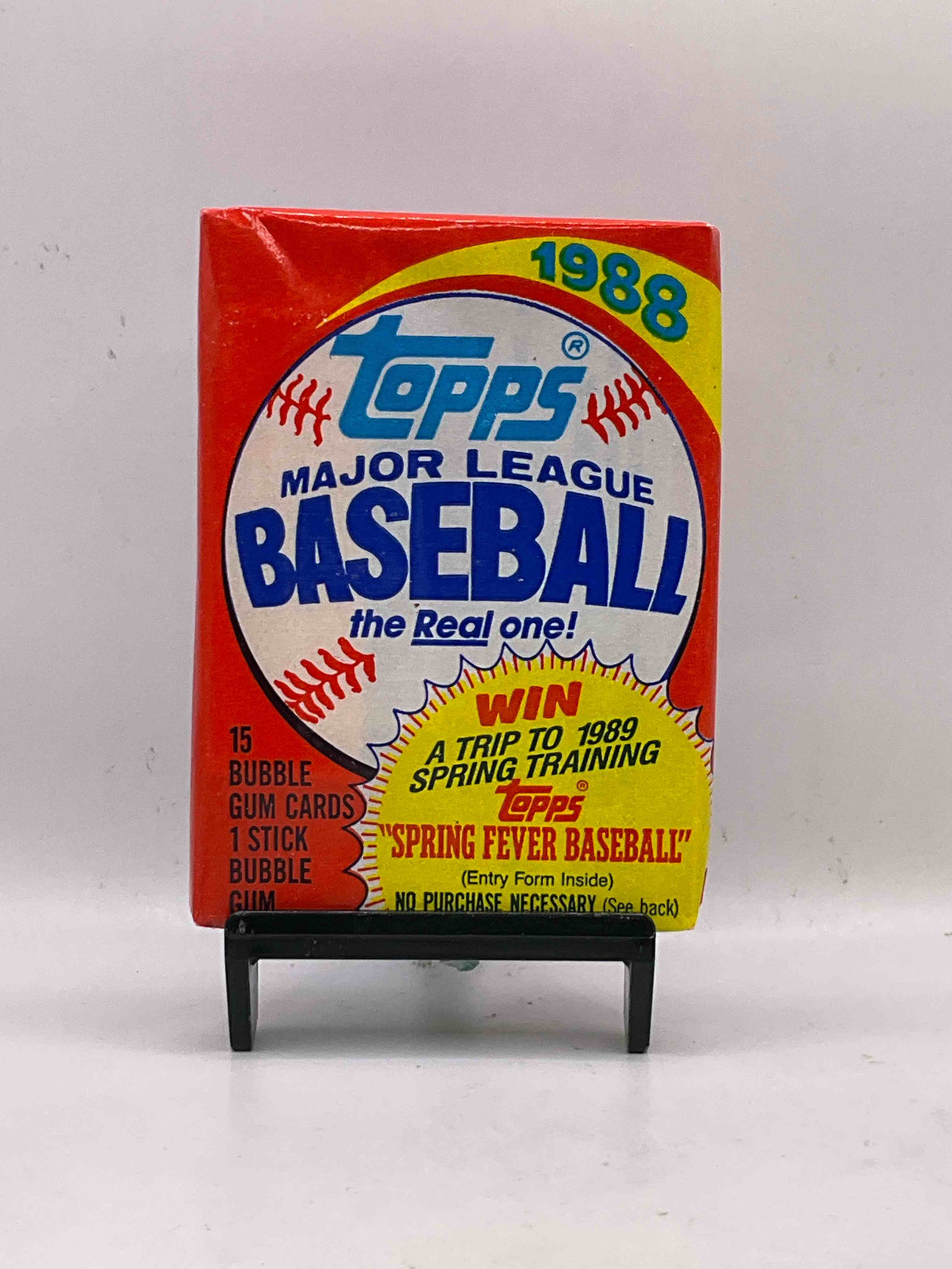 80’s Baseball Fan’s Rejoice! 1988 Topps Baseball Unopened Rack Packs Full Of Collectible Trading Cards! Search For Valuable Don Mattingly “World Of Baseball” & Nolan Ryan Cards Worth Hundreds In Perfect Condition! 