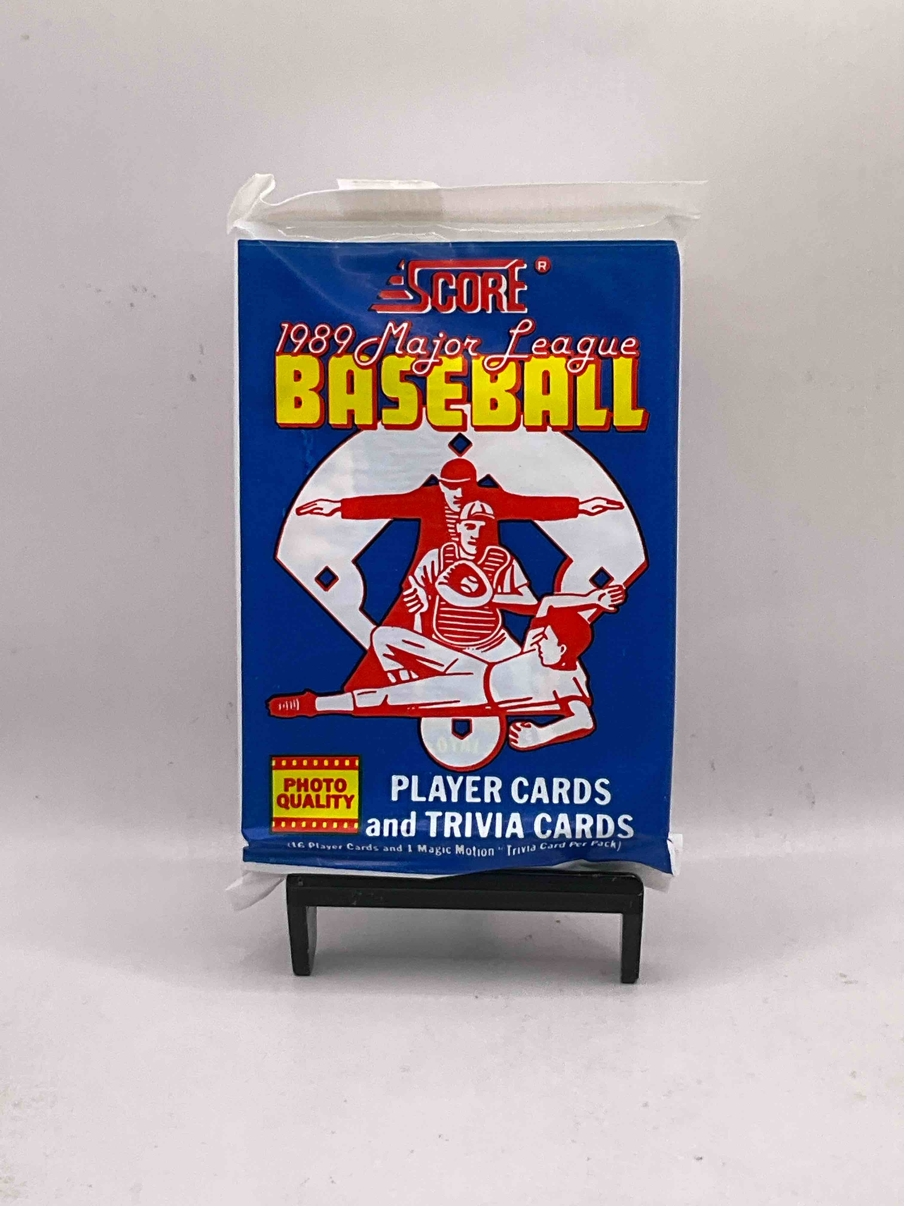 1989 Score Baseball Sealed Sports Collectible Card Pack, Direct From Original Retail Case! Search For Valuable Don Mattingly #1 & So Many Cool Nostalgic 80's Players!