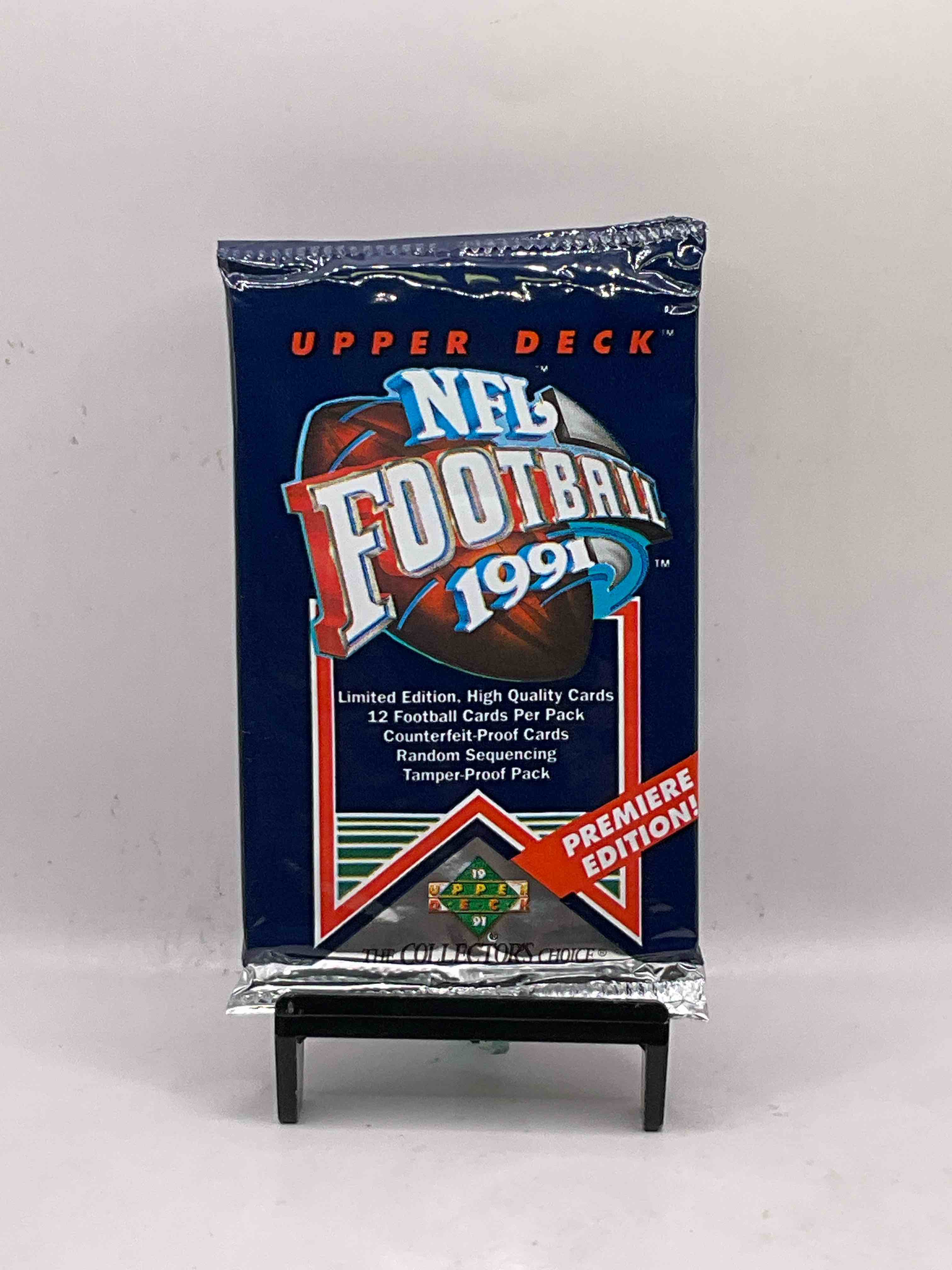 Rare & Vintage! 1991 Upper Deck Unopened NFL Football Packs! Direct From Original Box! Brett Favre Rookie Year! Search For Brett Favre Rookie & Other 80s Stars! 