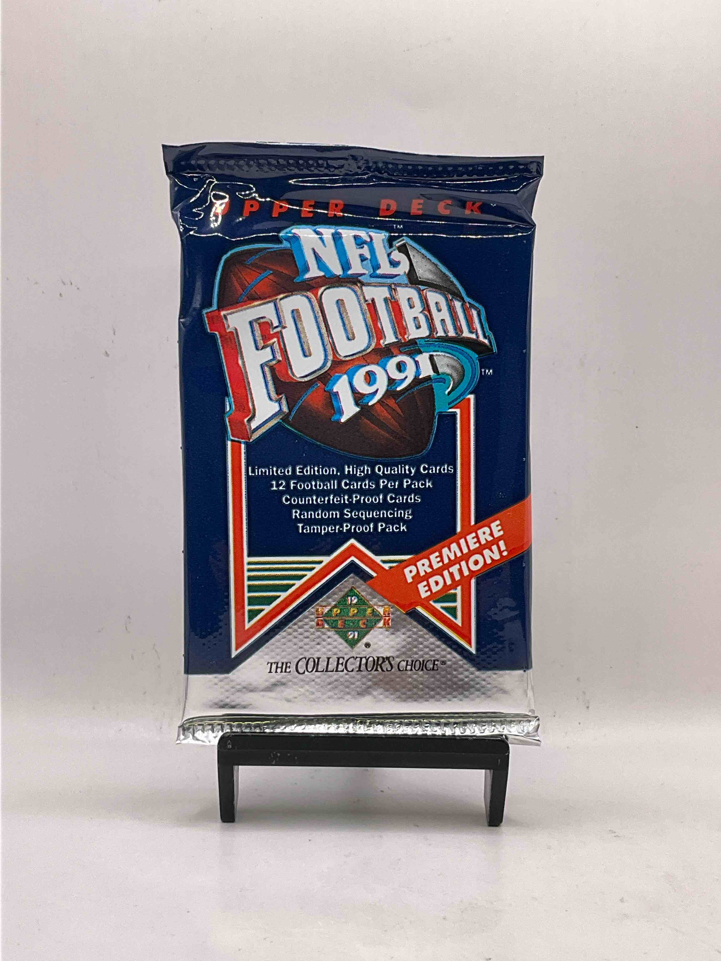 Rare & Vintage! 1991 Upper Deck Unopened NFL Football Packs! Direct From Original Box! Brett Favre Rookie Year! Search For Brett Favre Rookie & Other 80s Stars! 
