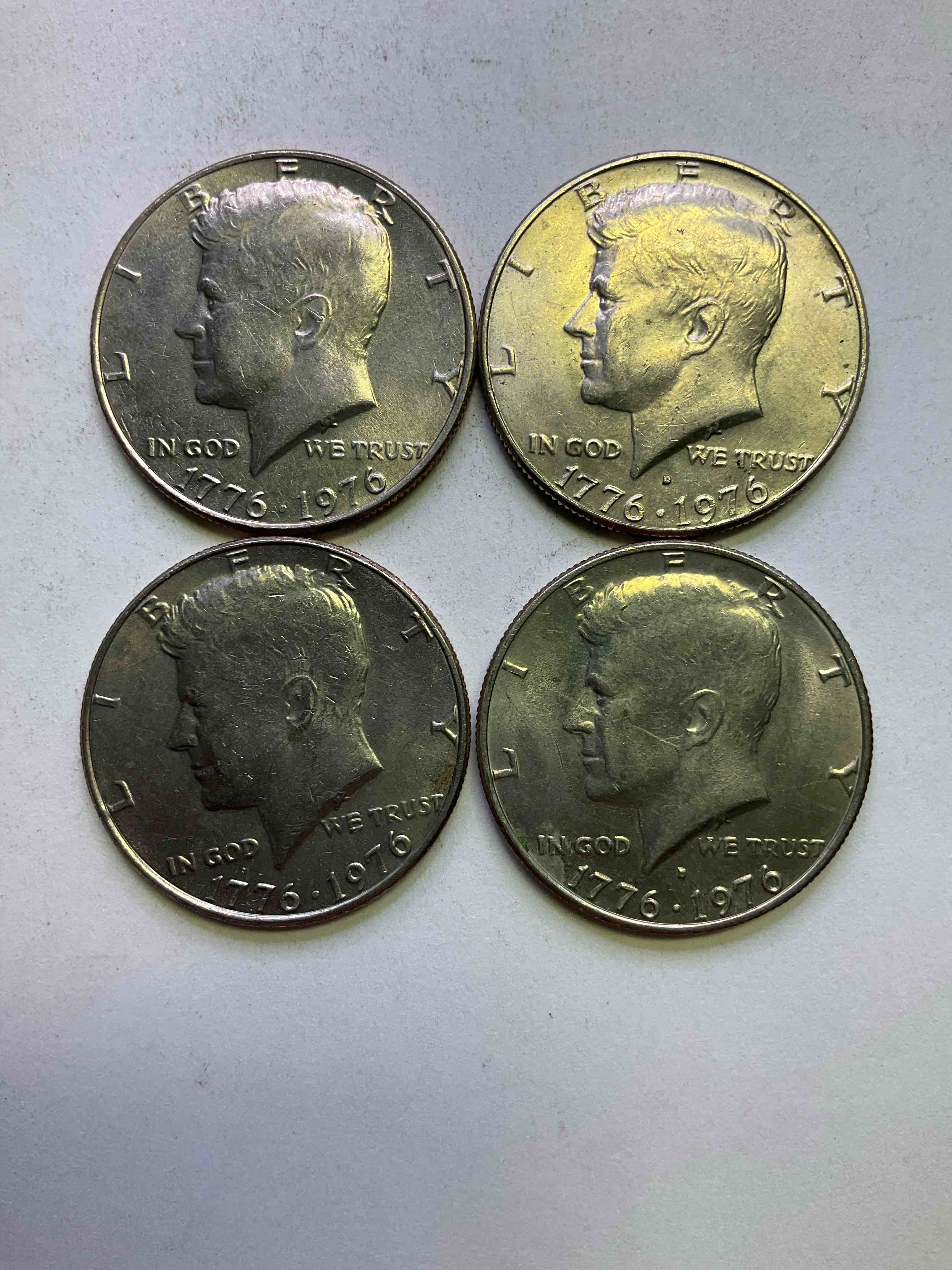 1976 Bicentennial Bliss! In 1976 The U.S. Mint Produced Coins Celebrating The 200 Year Anniversary Of America. Up For Auction Are Awesome Examples Of Kennedy Half Dollar Coins Produced For This... The Infamous Half Dollar & 200 Year Anniversary Edition! Highly Desirable For Collectors! Own Pieces Of History & Get Ready For America's 250 Year Anniversary Coming Soon!