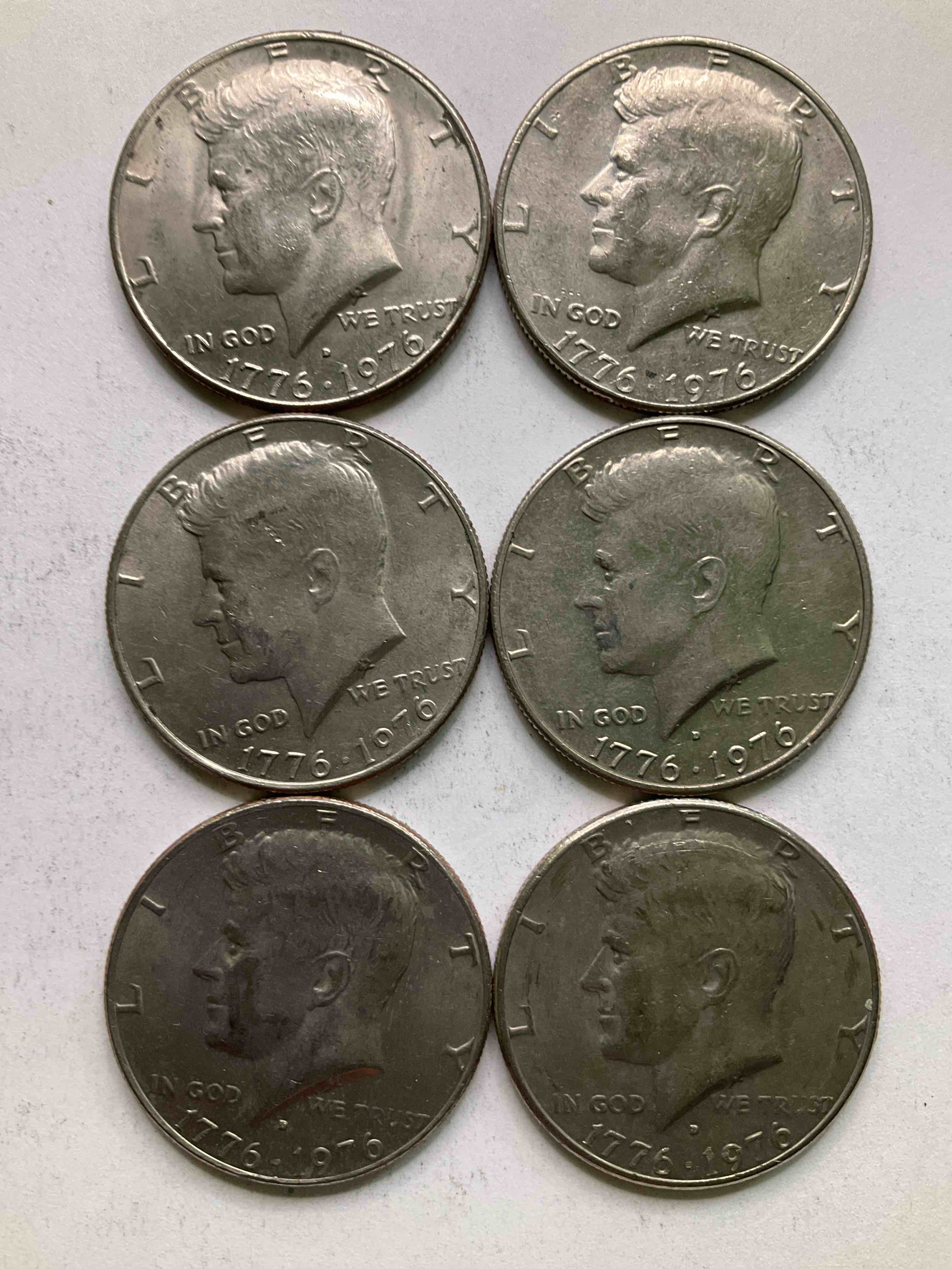 1976 Bicentennial Bliss! In 1976 The U.S. Mint Produced Coins Celebrating The 200 Year Anniversary Of America. Up For Auction Are Awesome Examples Of Kennedy Half Dollar Coins Produced For This... The Infamous Half Dollar & 200 Year Anniversary Edition! Highly Desirable For Collectors! Own Pieces Of History & Get Ready For America's 250 Year Anniversary Coming Soon!