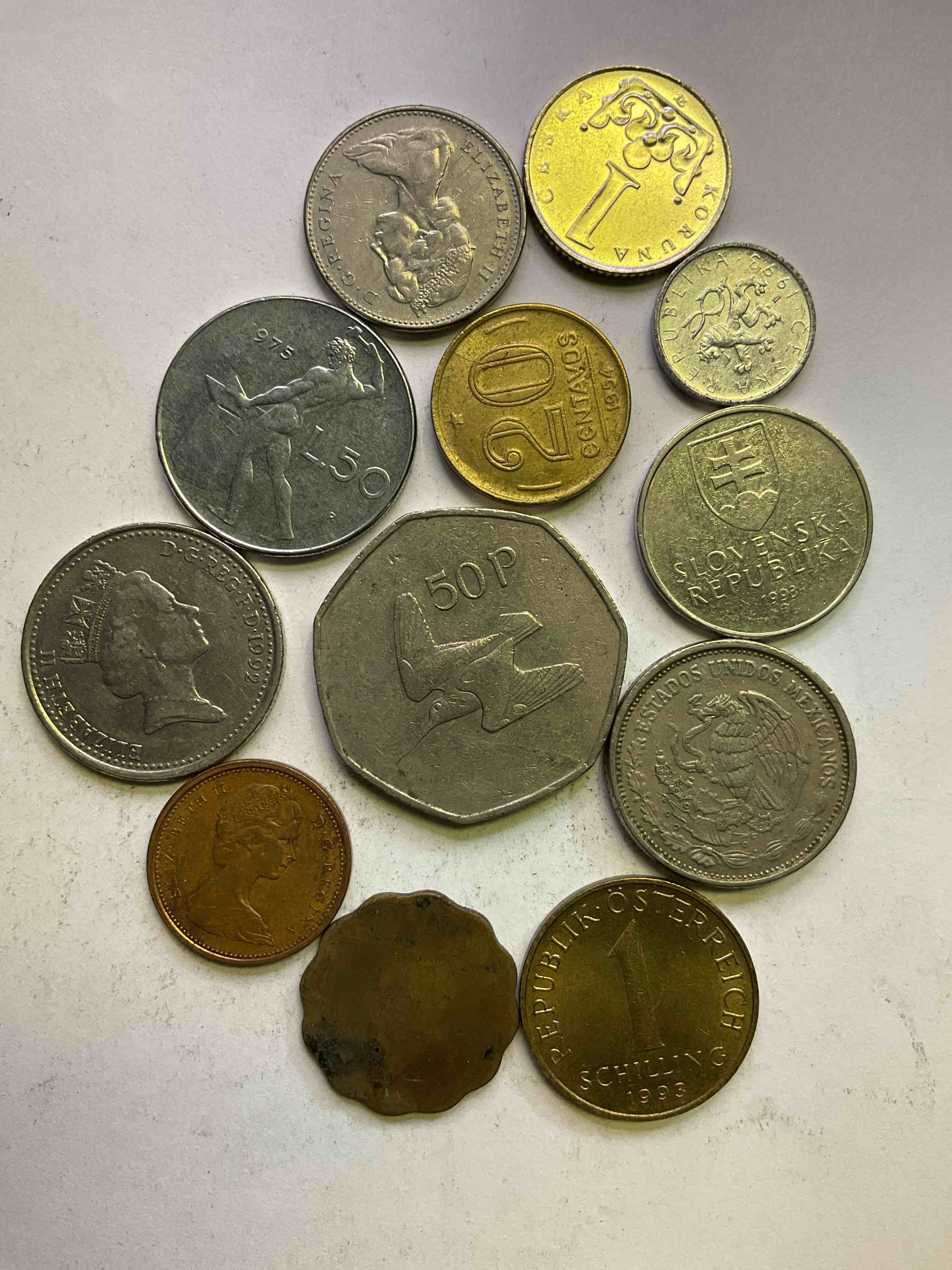 World Coins, Antique & Vintage! Each Lot Is Unique! Many Different Years, Countries, Sizes & Exotic Places. This Cool Collection Of Antique Coins From Around The World Is Loads Of Fun! Have Fun Identifying Each Coin & Country As A Great Educational Tool! A Great Investment Too!