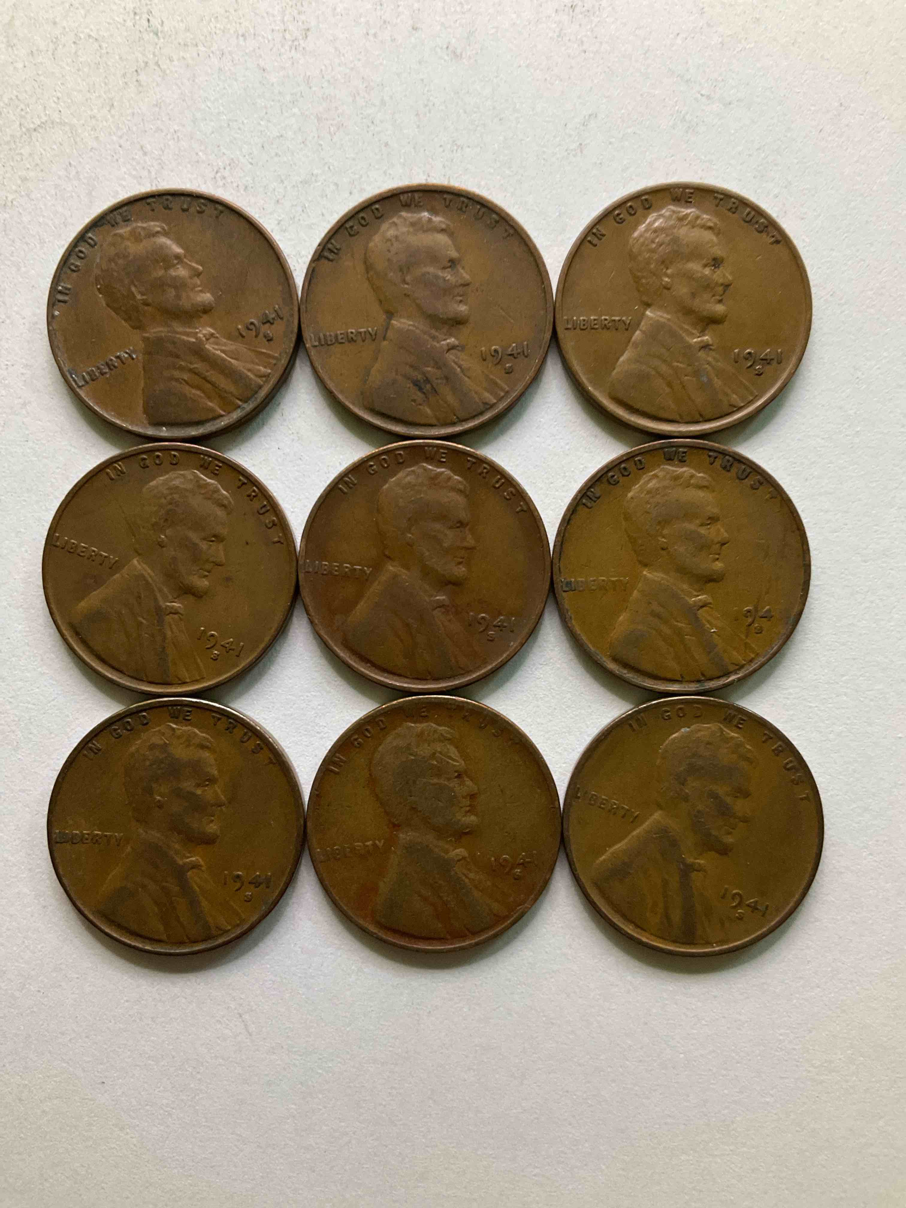 1941 WWII History! Check Out These Incredible Lincoln Pennies From The Year That Will Live In Infamy...1941 When On Dec 7 Pearl Harbor Was Bombed & America Entered World War 2! Nearly Impossible To Collect & Incredible Pieces Of History!