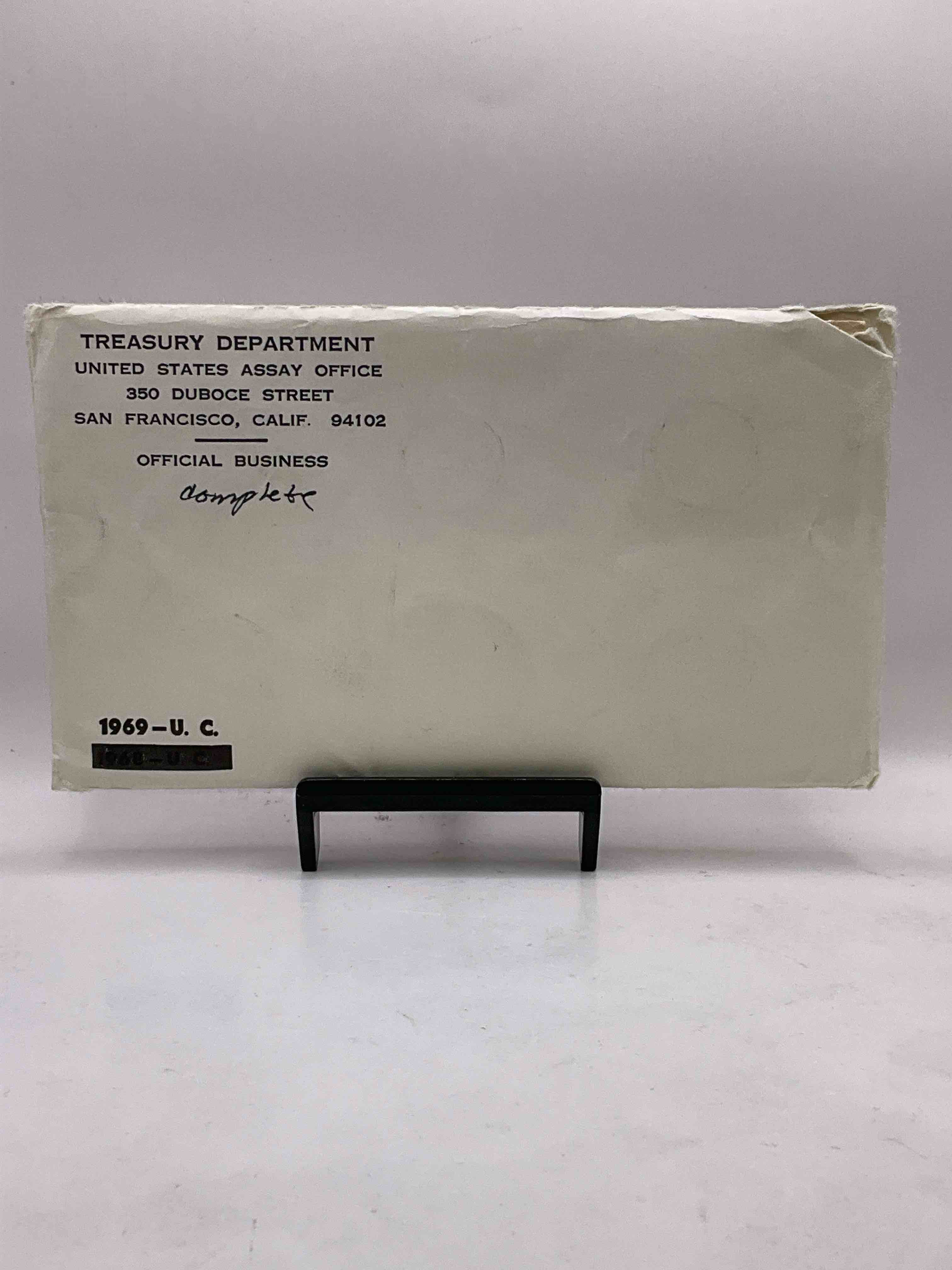 1969 Moon Landing History! Year Of The Moon Landing, Includes Silver! Check Out This 1969 Uncirculated Mint Set Issued From The U.S. Mint, Still In Its Original Envelope From The U.S. Treasury! Set Includes Both Mint Sets For 1969, Philadelphia & Denver! The Included Kennedy Half Dollar Is 40% Silver! Includes Each Coin Minted For That Year & Also An Exclusive Philly & Denver Mint Token. An Awesome Collectable!