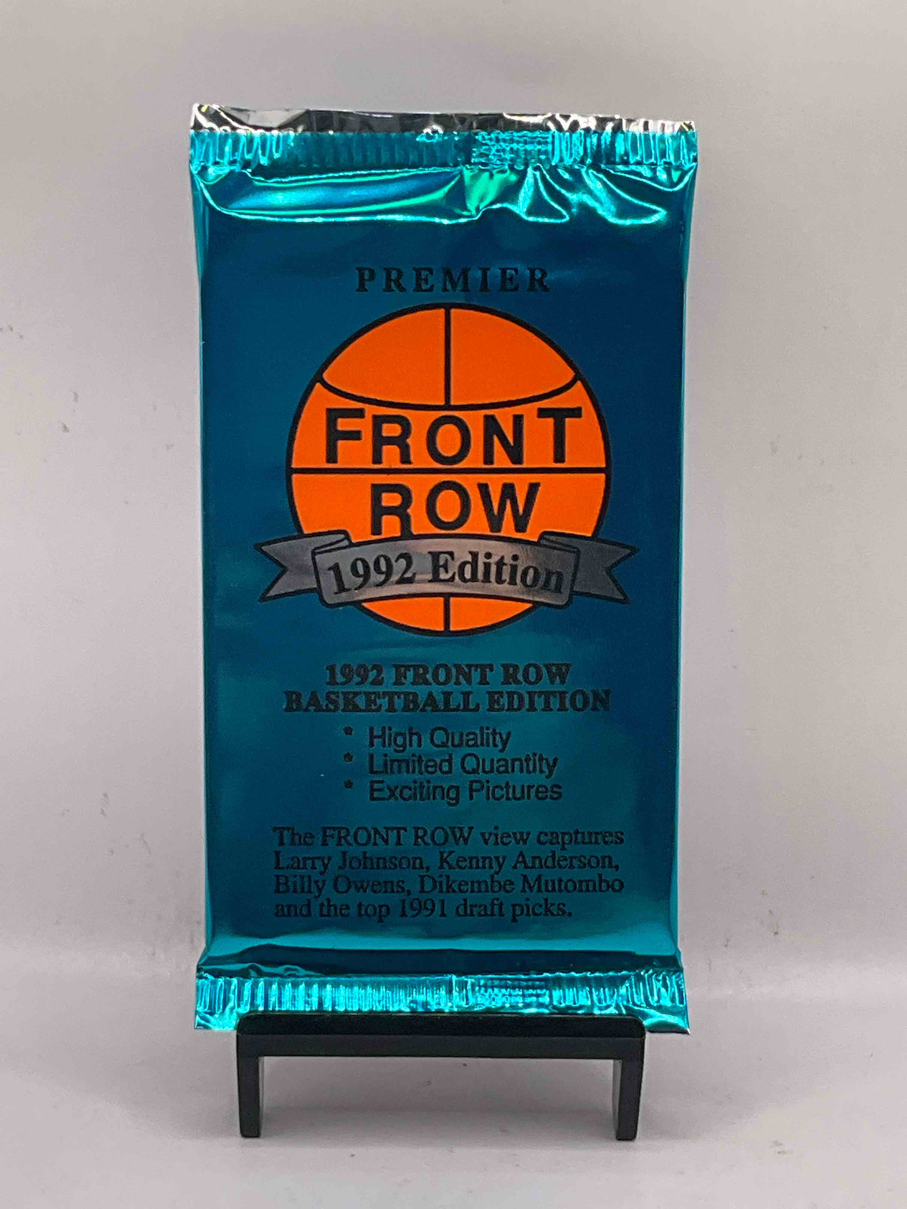 1992 Retro Rarity! Here's Something You've Probably NEVER Seen! 1992 Front Row College Basketball / NBA Unopened Sealed Packs! Premiere / Glossy Edition, Direct From Sealed Original Retail Case! Front Row Was The "Original" College Jersey Card Packs Back In The Day & Has Long Been Defunct. These Cards Are Becoming Serious Collector Items Due To Their Scarcity. These Things Are Serious Throwback!Own Some Great Sports Card History & Something You'll Rarely See Again!