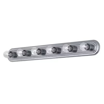 item 0364503 Project Source 36-Inches 6 -Light Brushed Nickel Traditional Vanity light