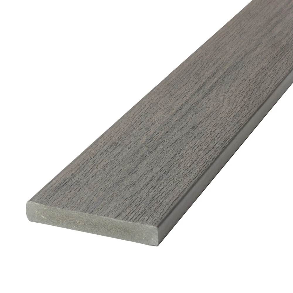 Vista 1 in. x 6 in. x 16 ft. Driftwood Gray Square Edge Composite Deck Board