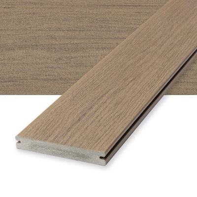 Deckorators Vista 1-in x 6-in x 20-ft Dunewood Groove Composite Deck board