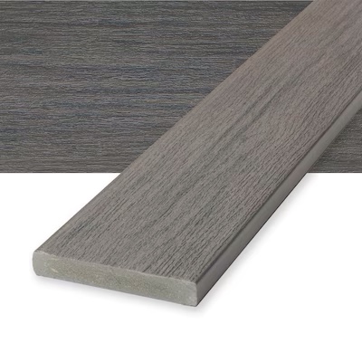 Deckorators Vista 1-in x 6-in x 20-ft Driftwood Solid edge Composite Deck board