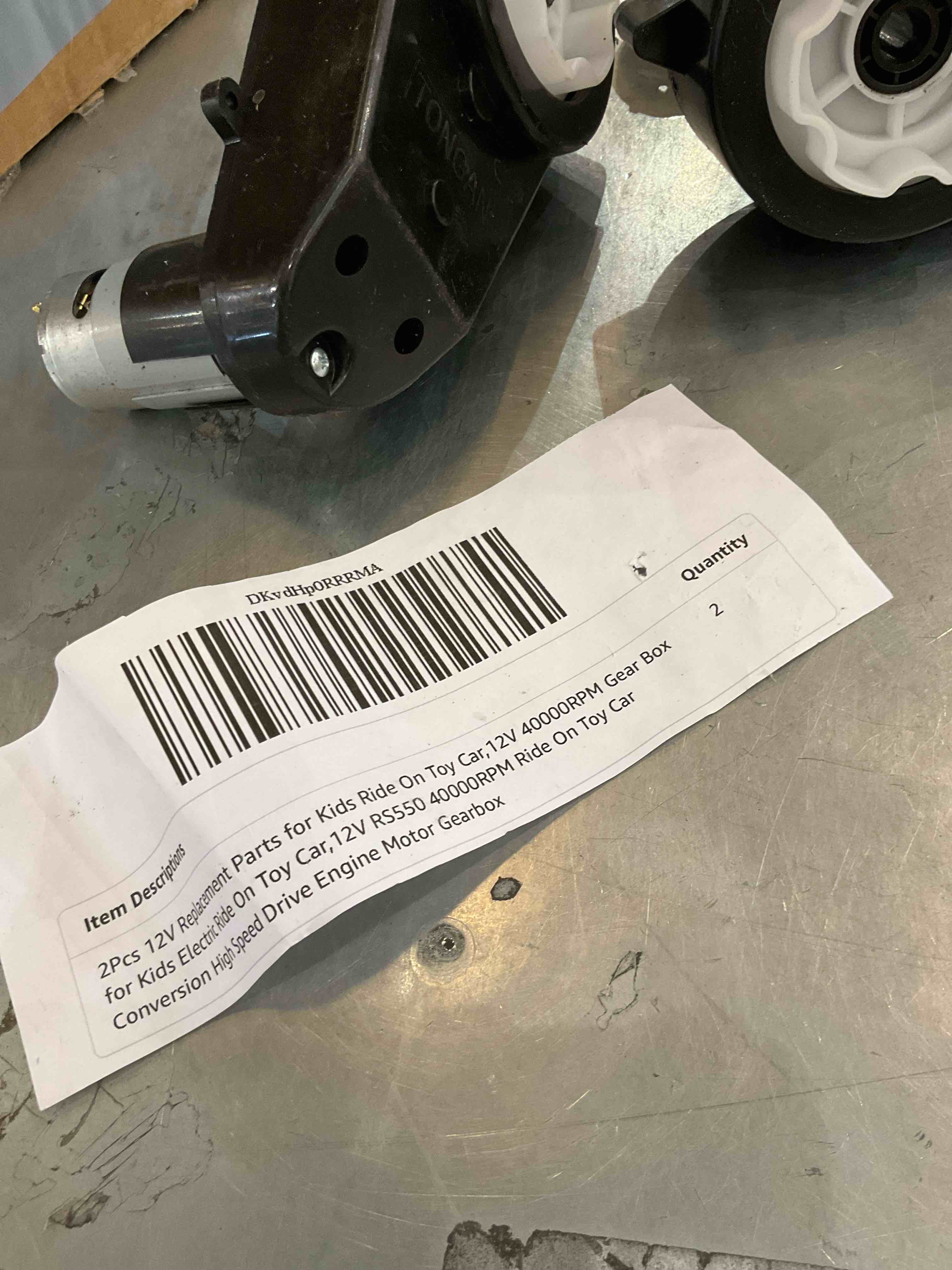 2P6s 12v Relament Party For, iS Ride On Toy Car, 12v 40000PM Gear Box for kids