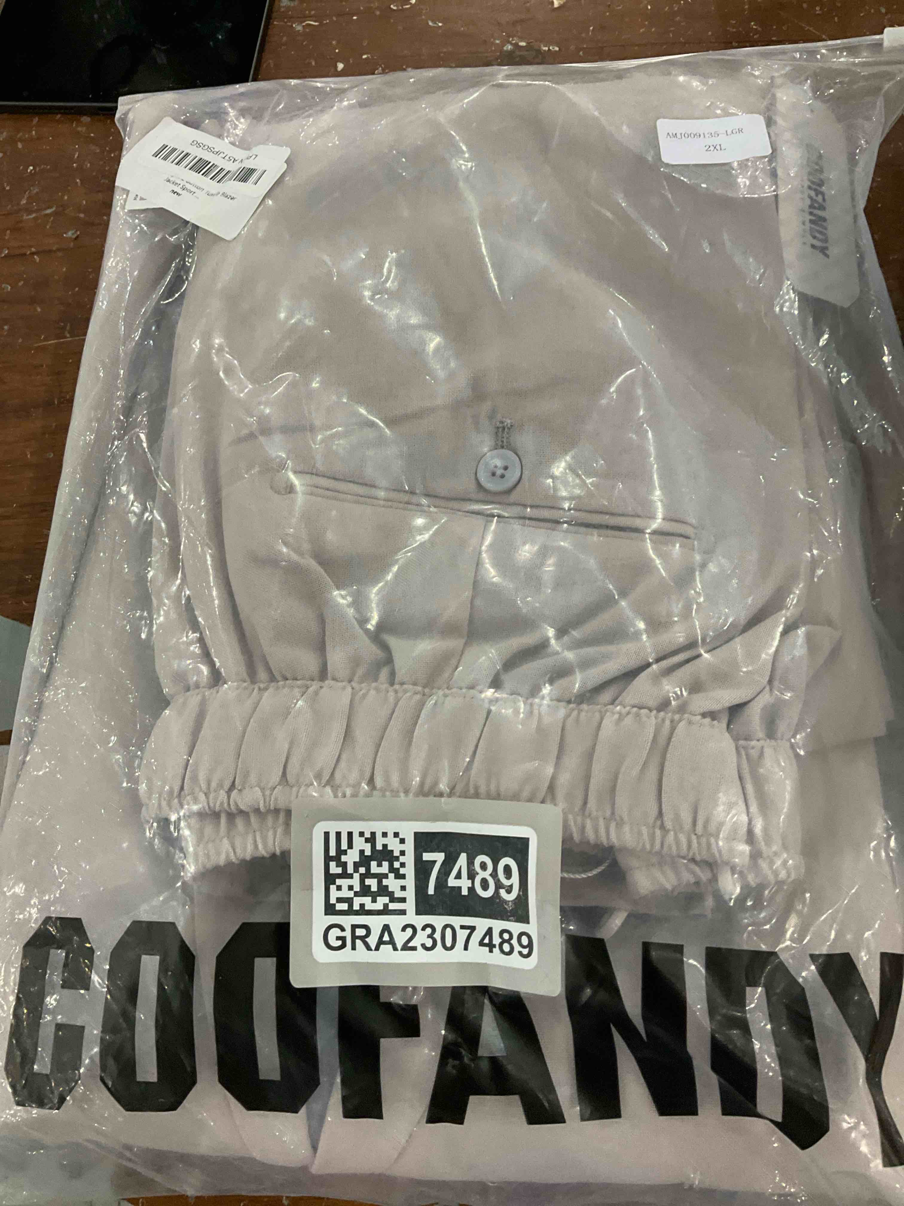 tuxedo blazer jacket sport 2xl