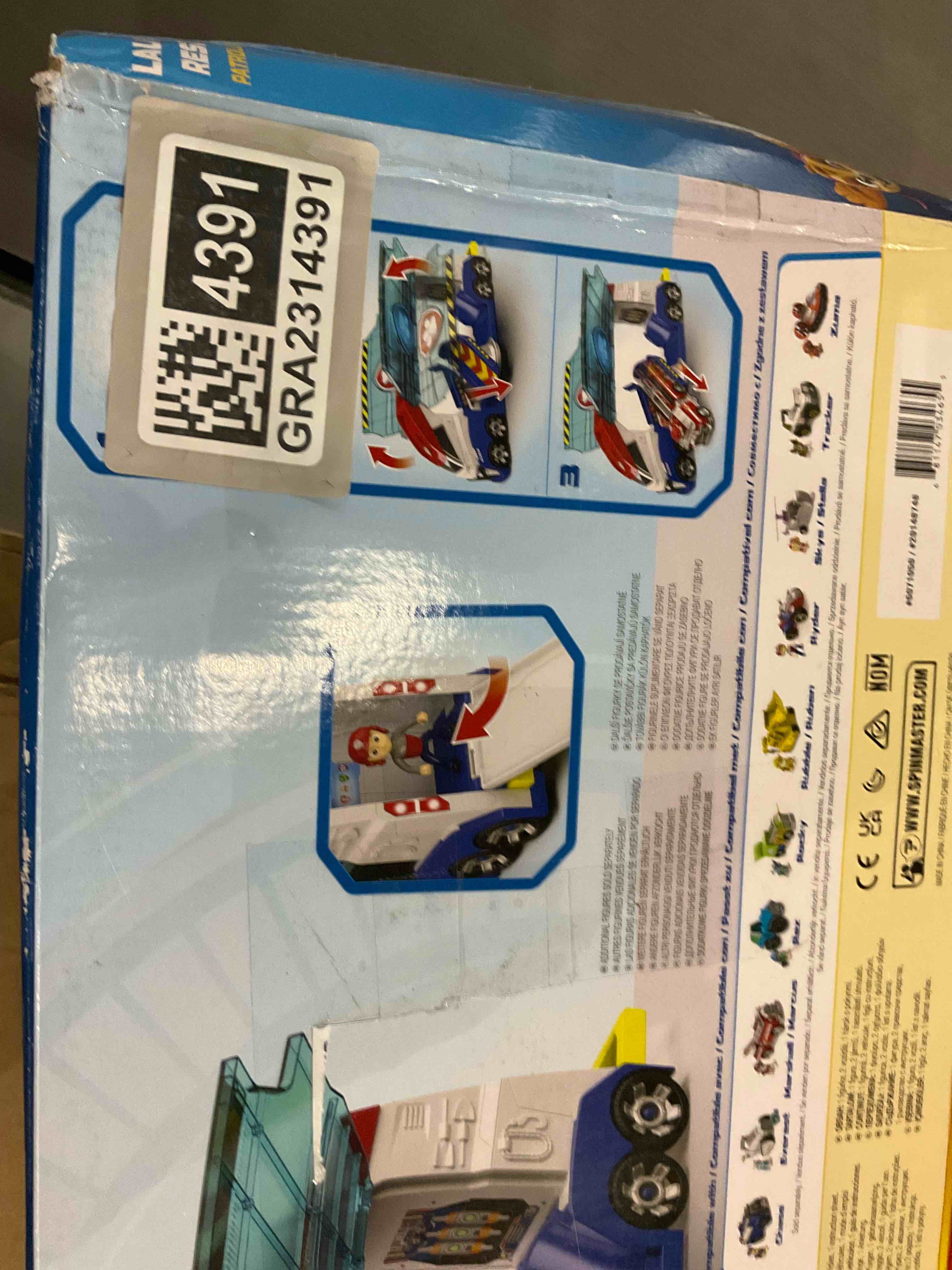 Paw Patrol, Transforming PAW Patroller with Vehicle Launchers, Lights & Sounds, Ryder Action Figure & ATV Toy Car, Kids Toys for Boys & Girls Ages 3+