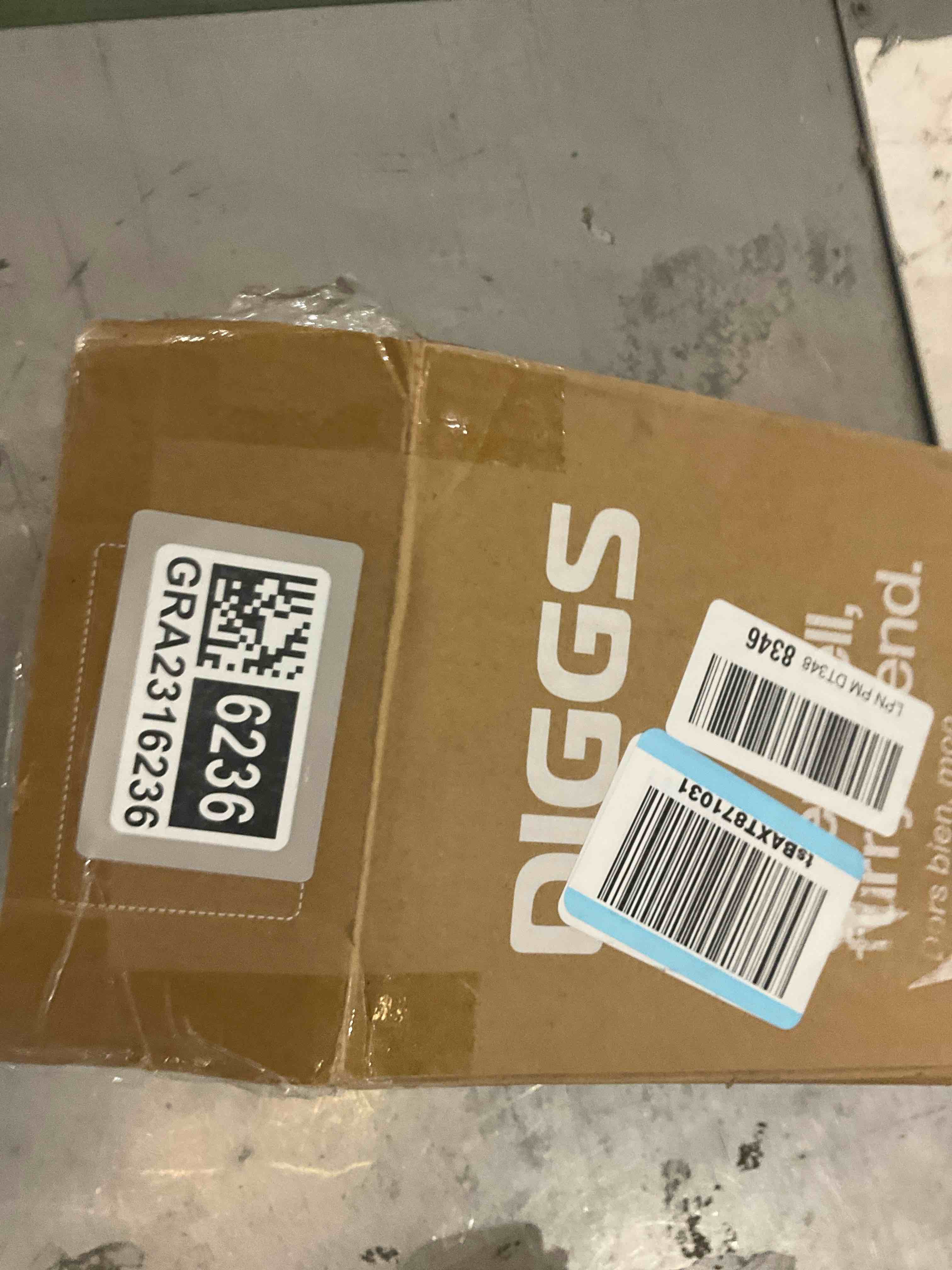 Diggs Snooz Memory Foam Dog Bed - Ideally Sized Revol Dog Crate Pad - Premium Orthopedic Pet Bed for Crate or Home - Grey, Small