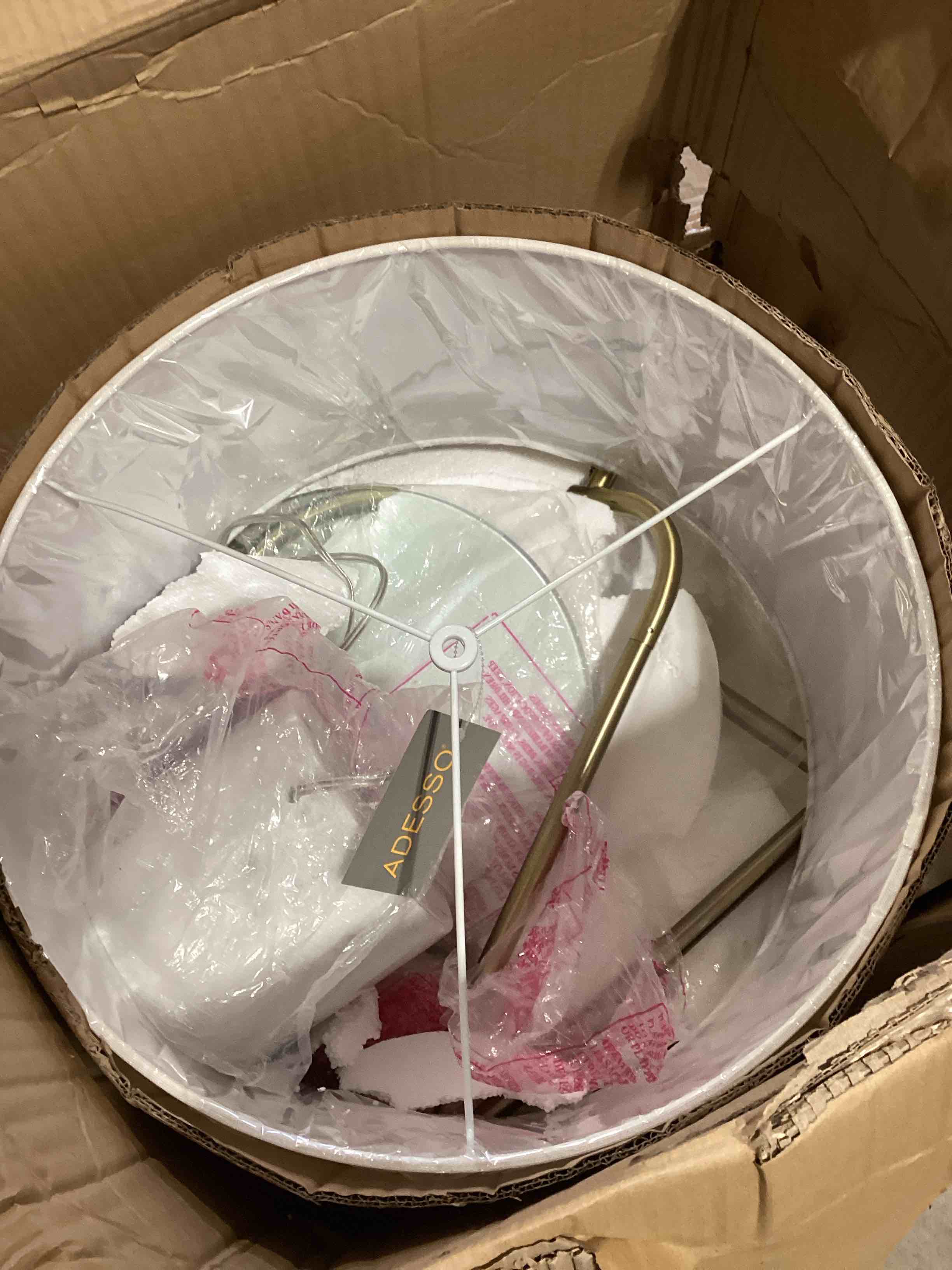 (INCOMPLETE) Gold Floor Lamp